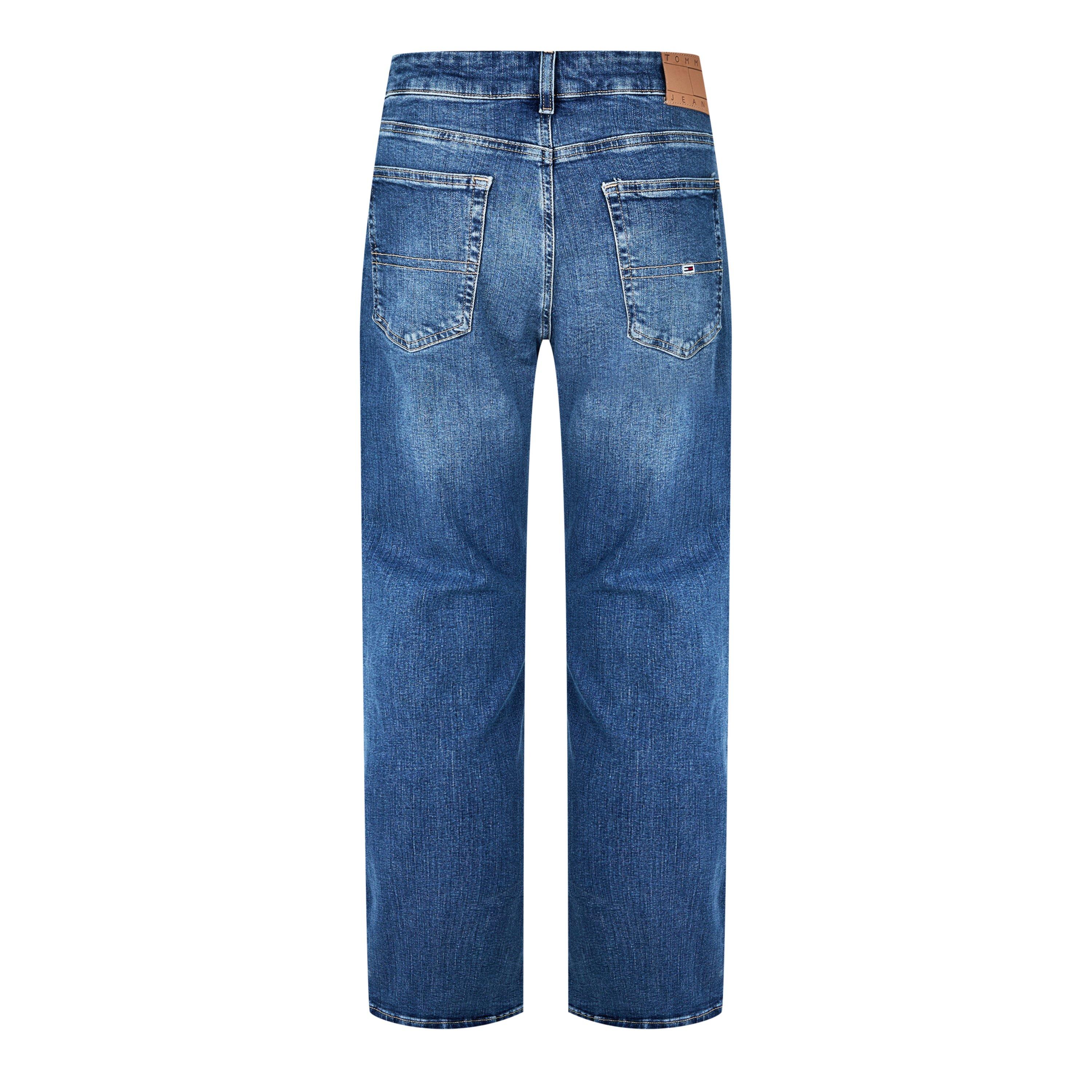 Denim Medium - Tommy Jeans - Men's Straight Leg Jeans - 8