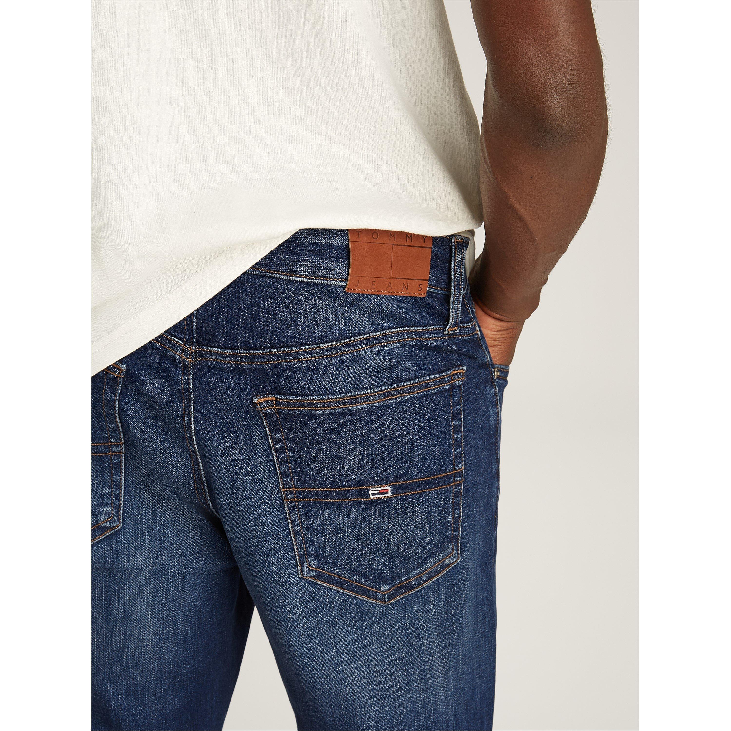Denim scuro - Tommy Jeans - Men's Ryan Straight Leg Jeans - 5