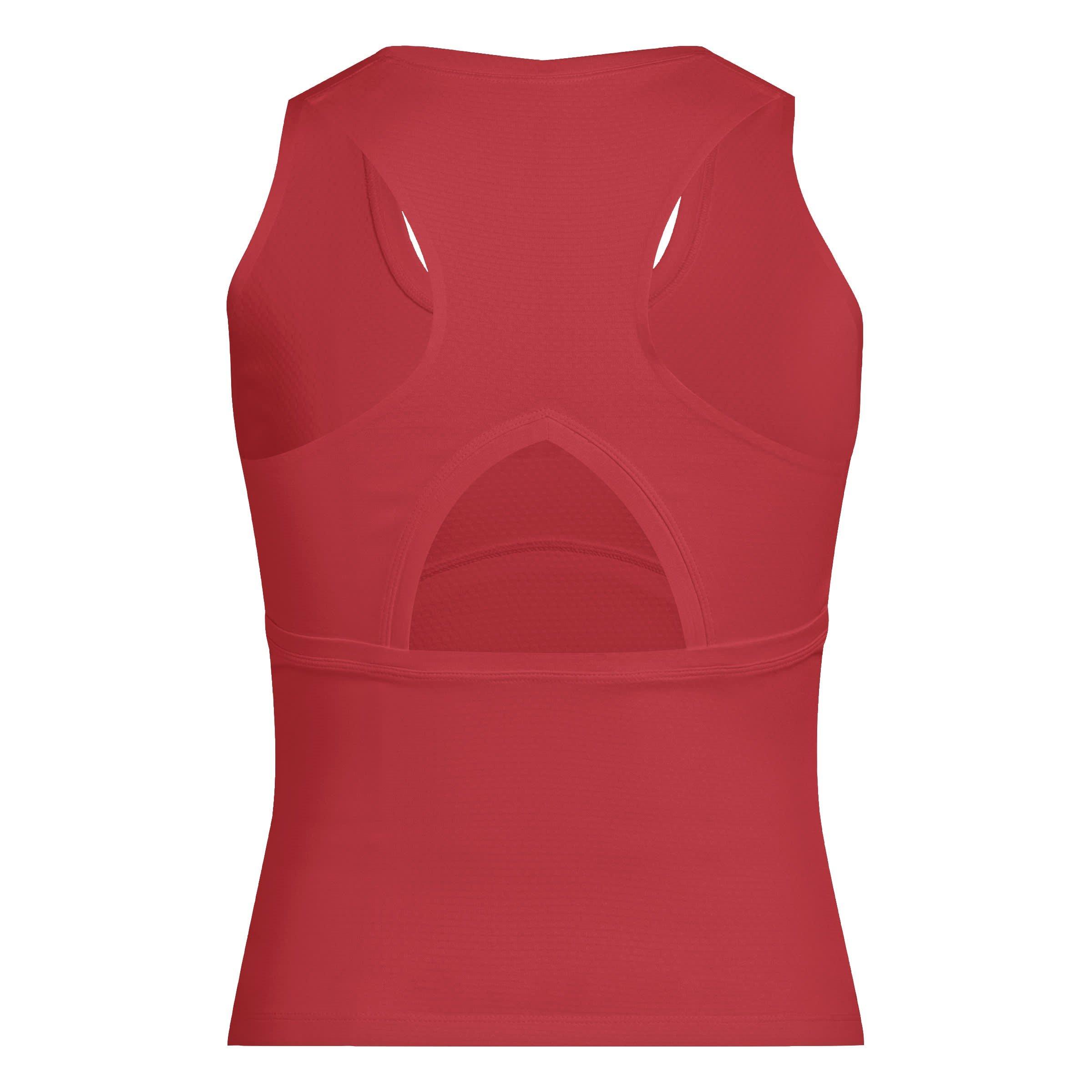 Rot - adidas - Tennis Pro Climacool Y-Tank Top - 2