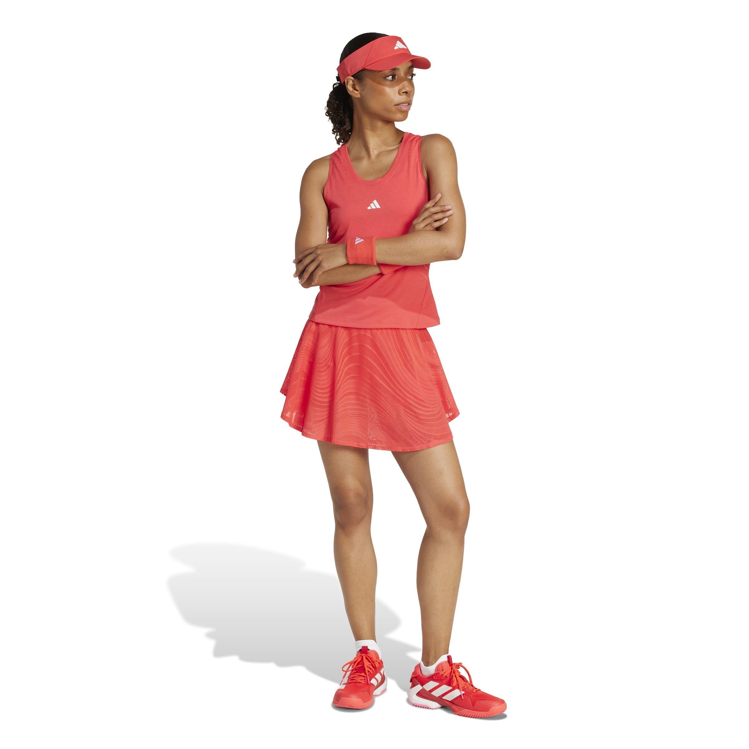 Rot - adidas - Tennis Pro Climacool Y-Tank Top - 7