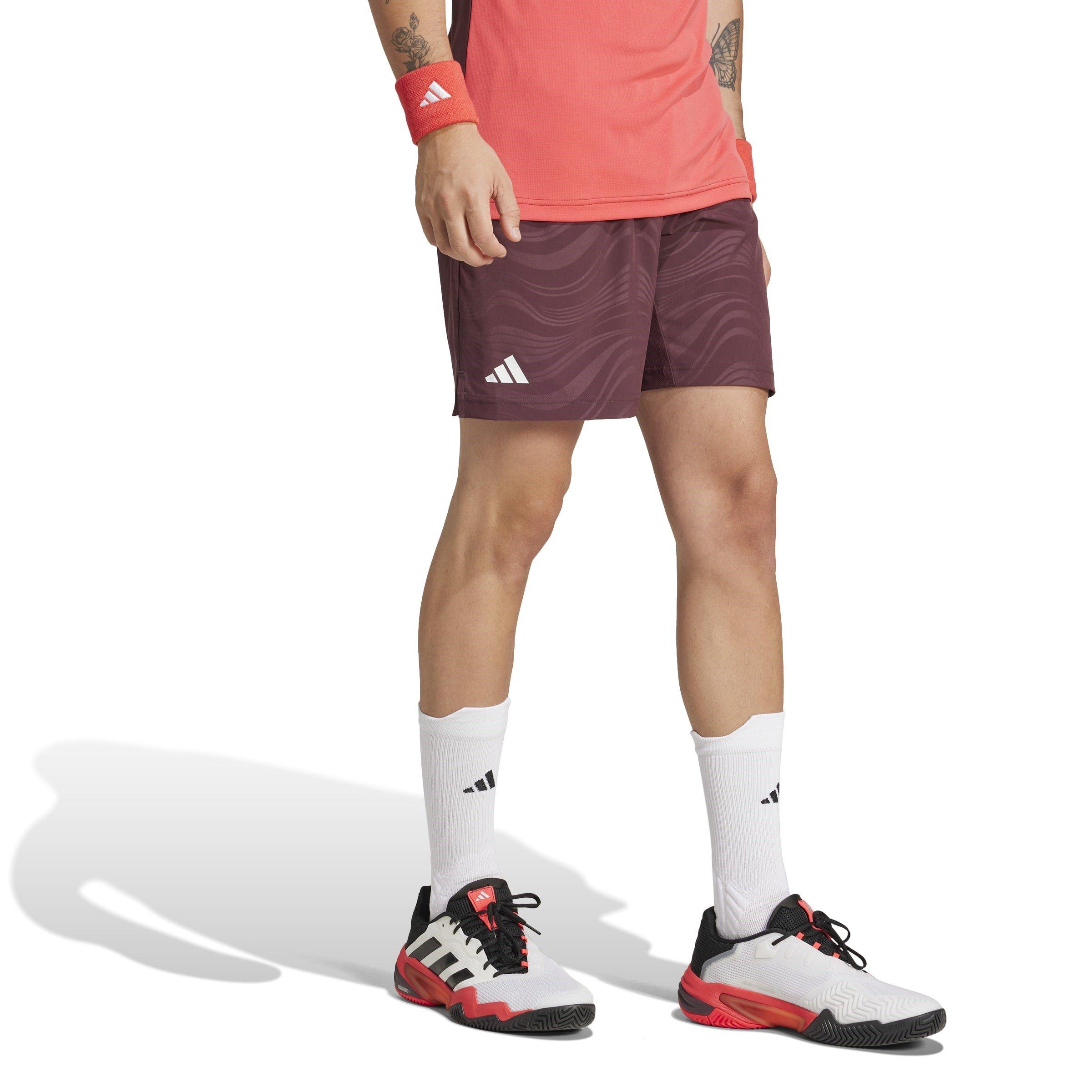 Rood - adidas - Tennis Pro Climacool 7-Inch Ergo Shorts - 4