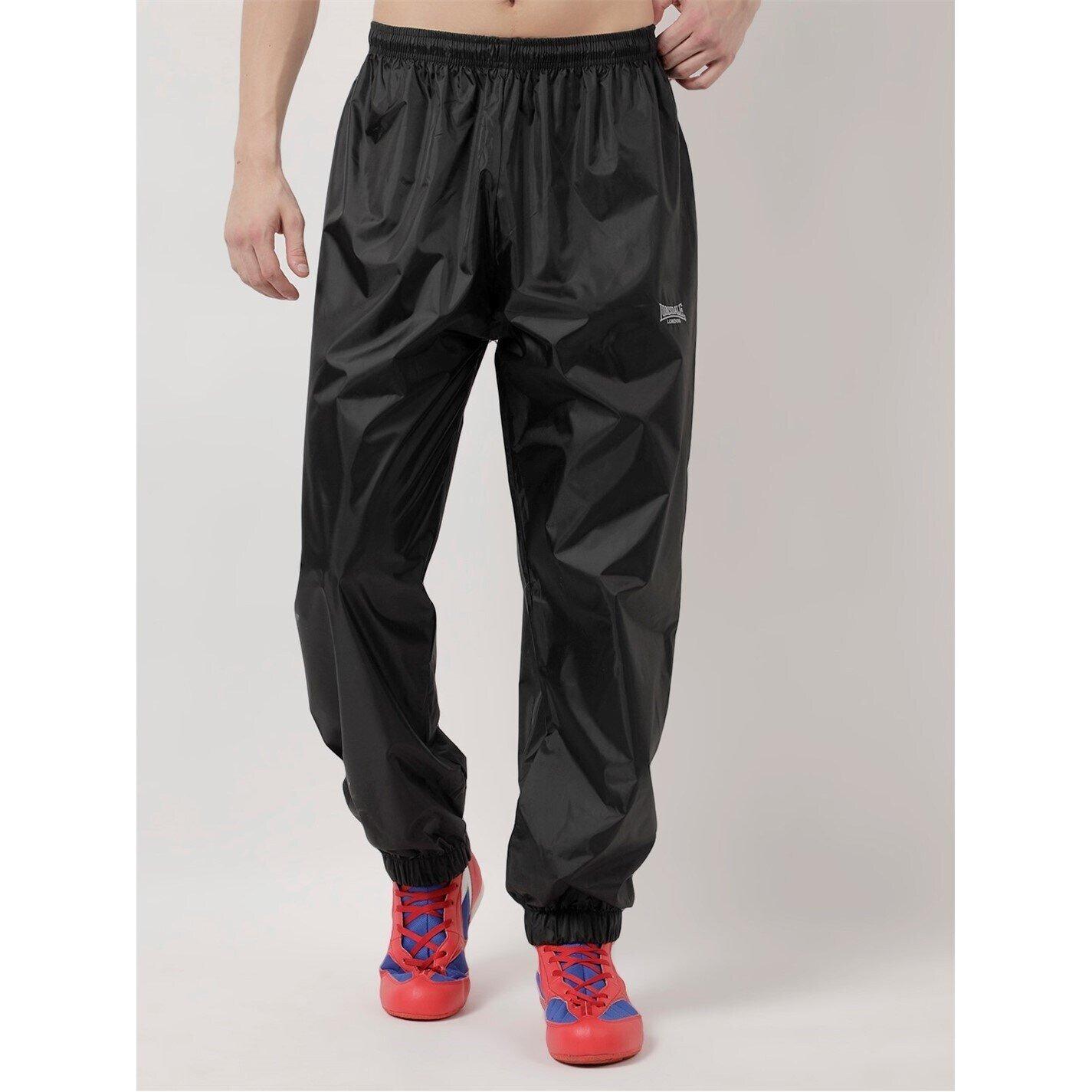 Zwart - Lonsdale - Sauna Suit Zip Senior - 3