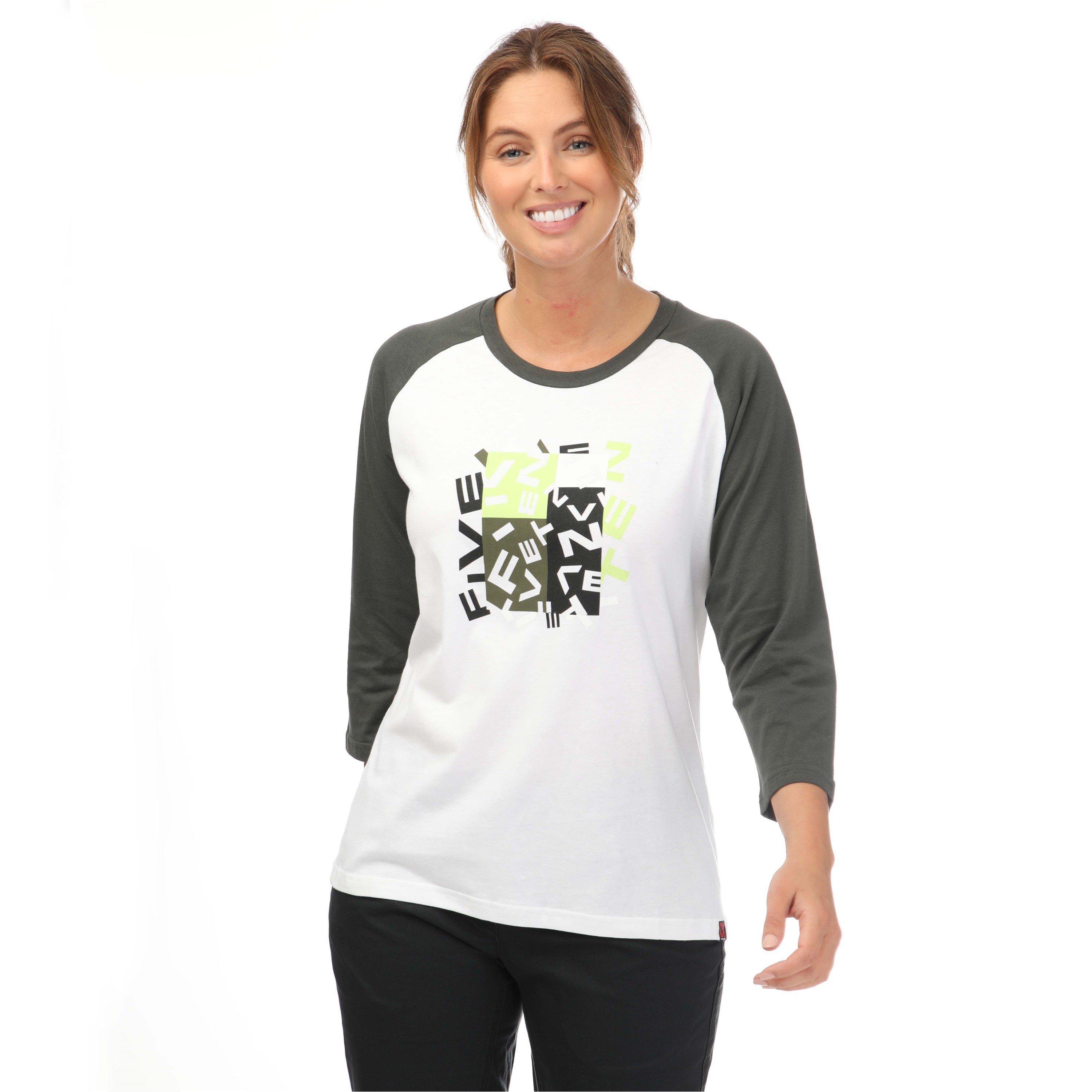 White - Five Ten - Ten Graphic three quarter Sleeve Long-Sleeve Top Womens - 1
