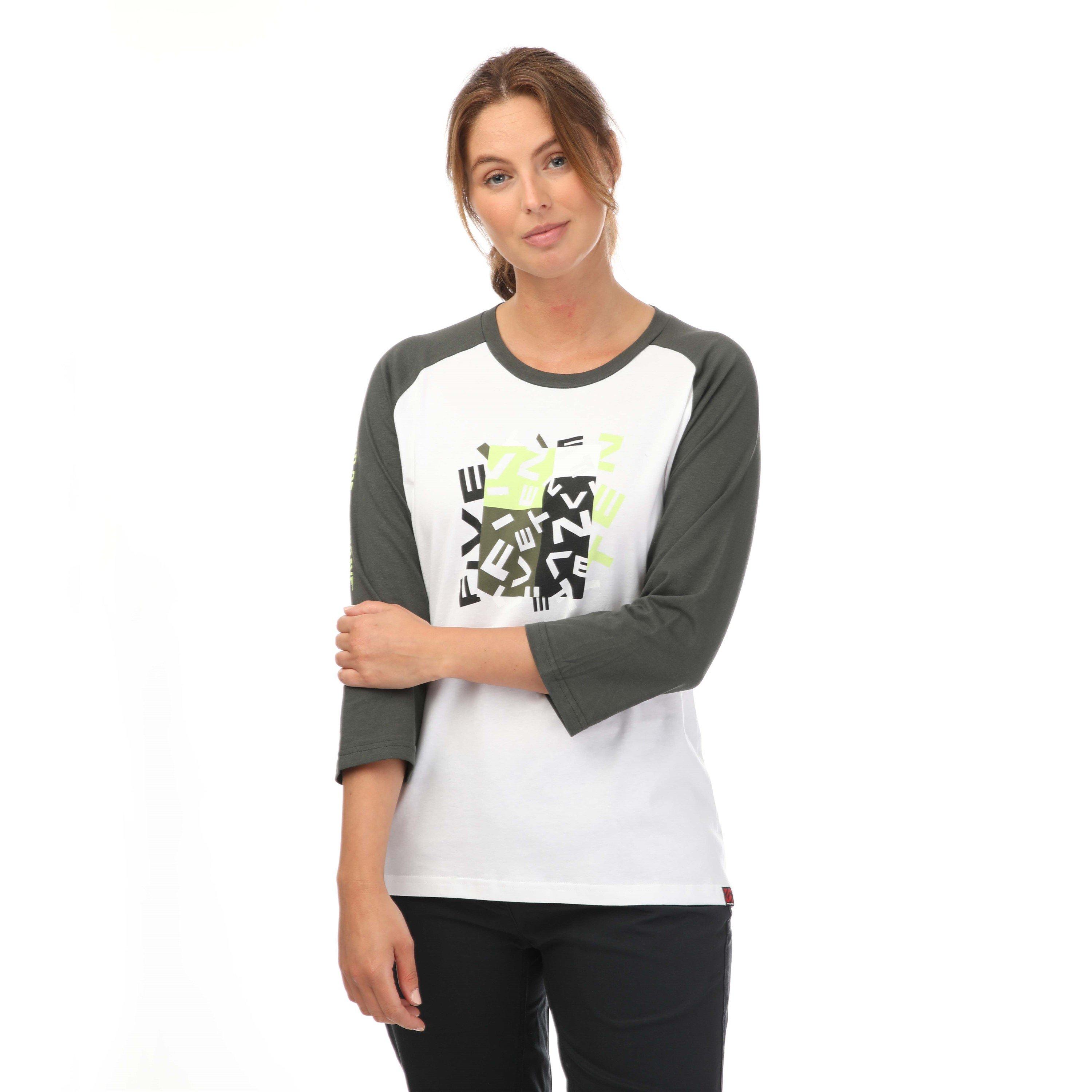 White - Five Ten - Ten Graphic three quarter Sleeve Long-Sleeve Top Womens - 3