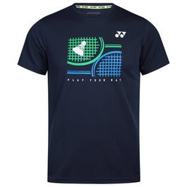 Yonex Round Neck Short Sleeve T-Shirt Mens