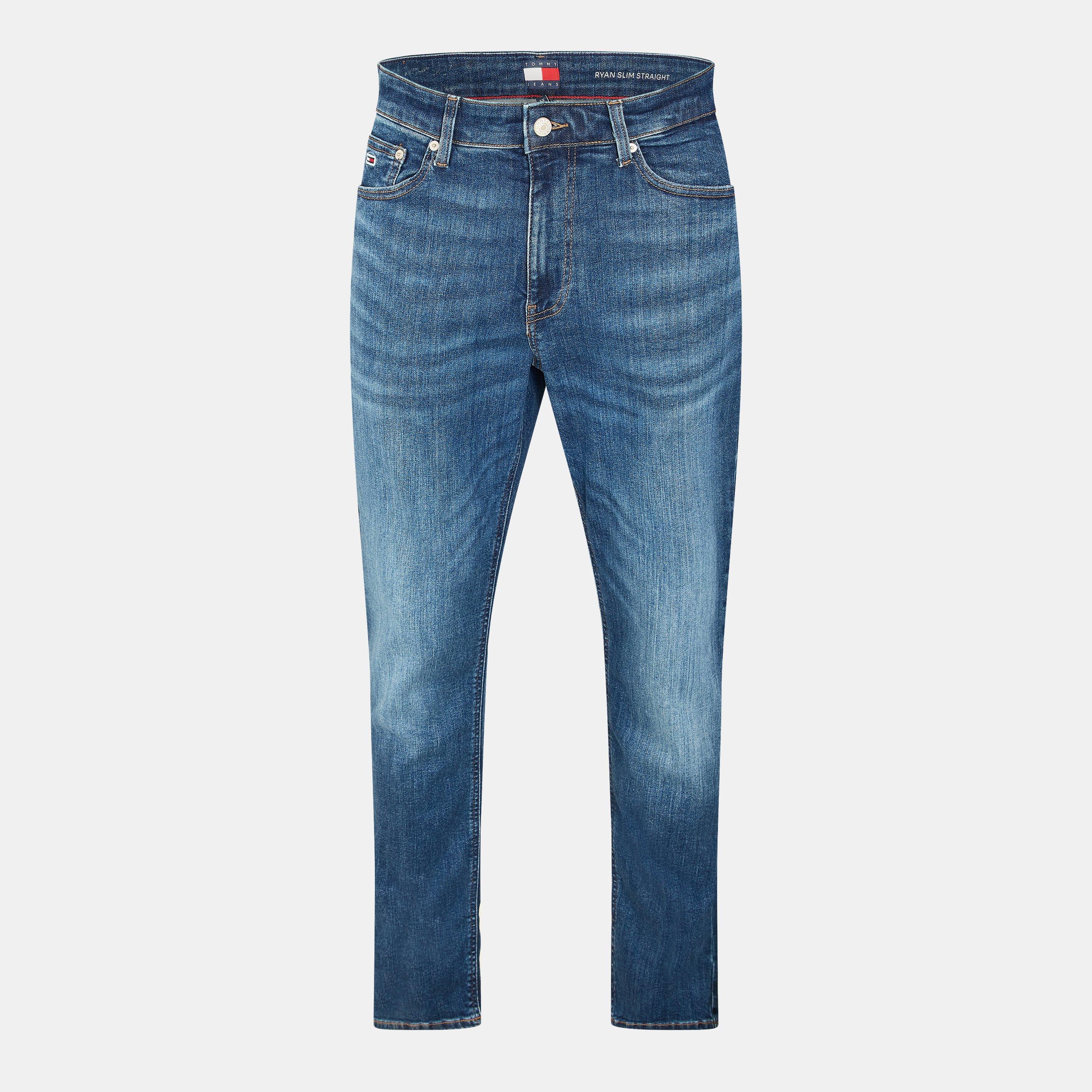 Tommy Jeans Men's Ryan Straight Leg Jeans - Denim Dark - 34W R