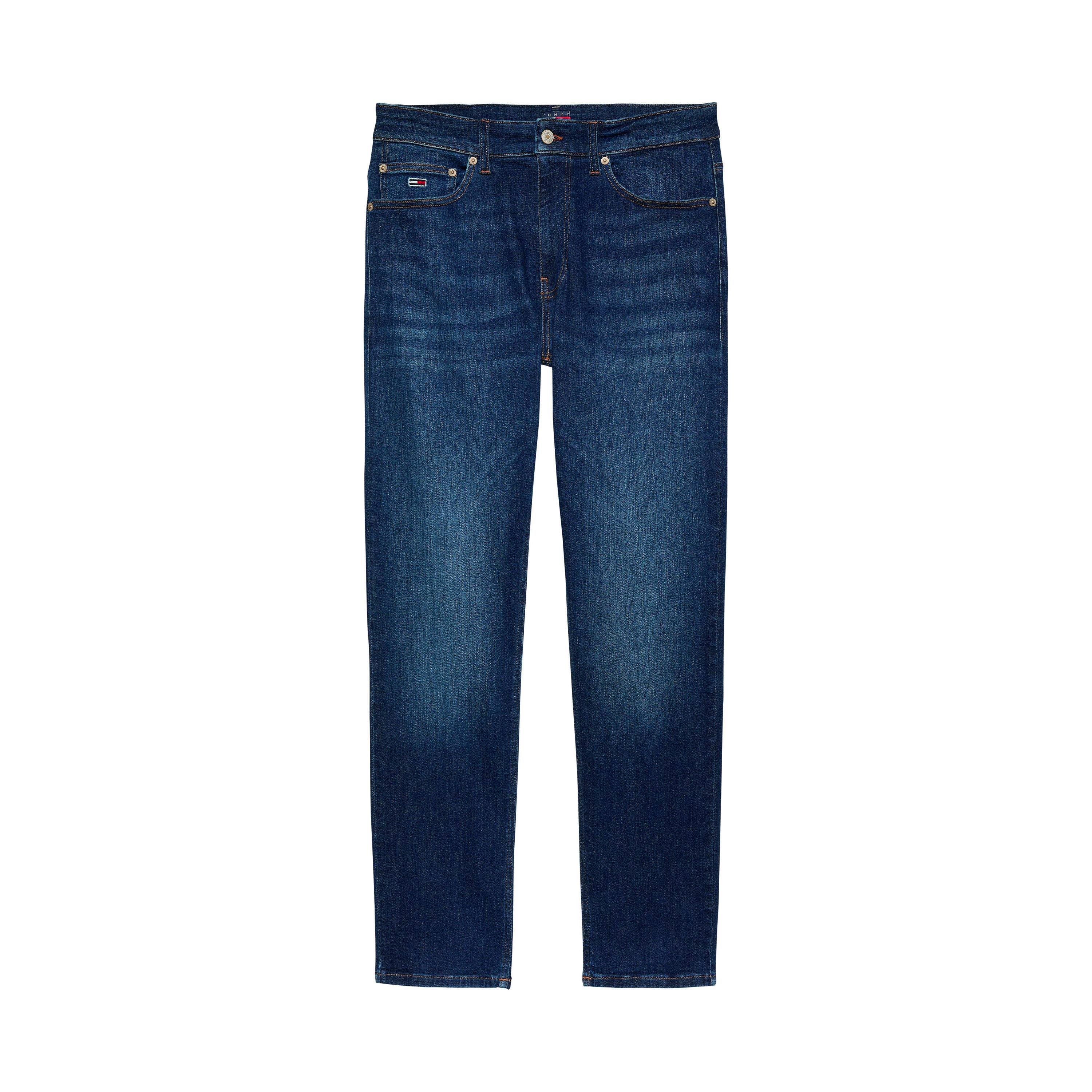 Denim escuro - Tommy Jeans - Men's Ryan Straight Leg Jeans - 7