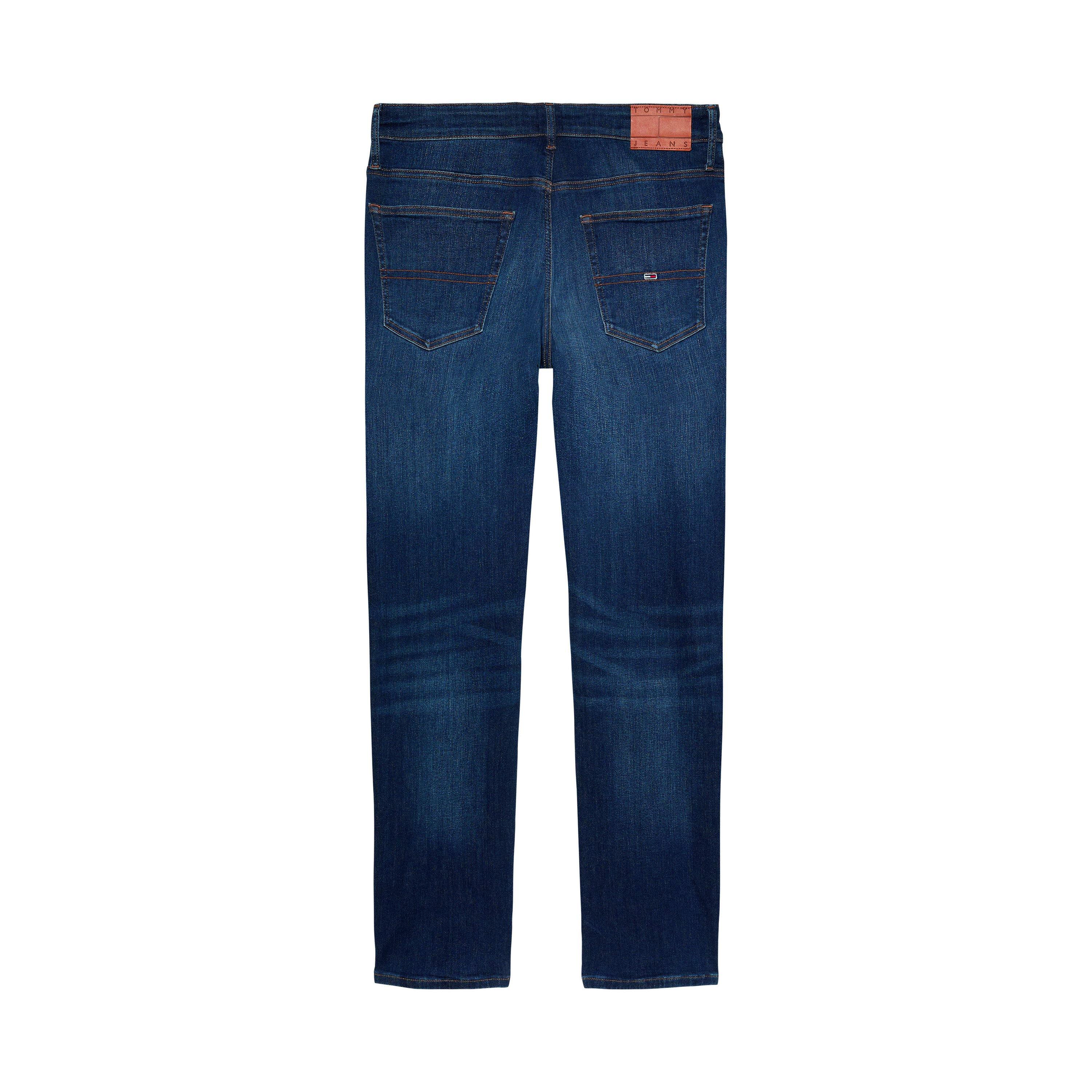 Denim escuro - Tommy Jeans - Men's Ryan Straight Leg Jeans - 8