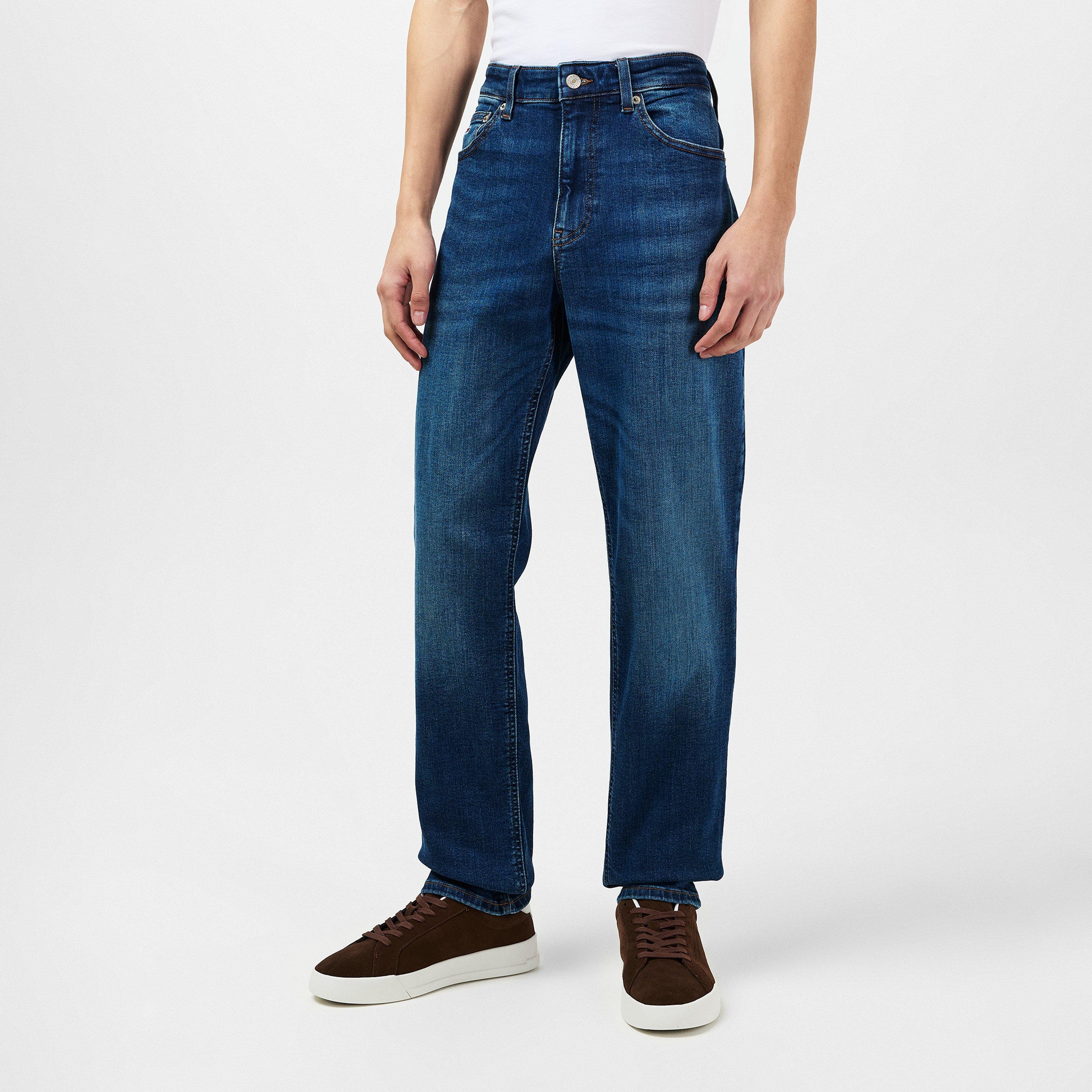 Denim escuro - Tommy Jeans - Men's Ryan Straight Leg Jeans - 3