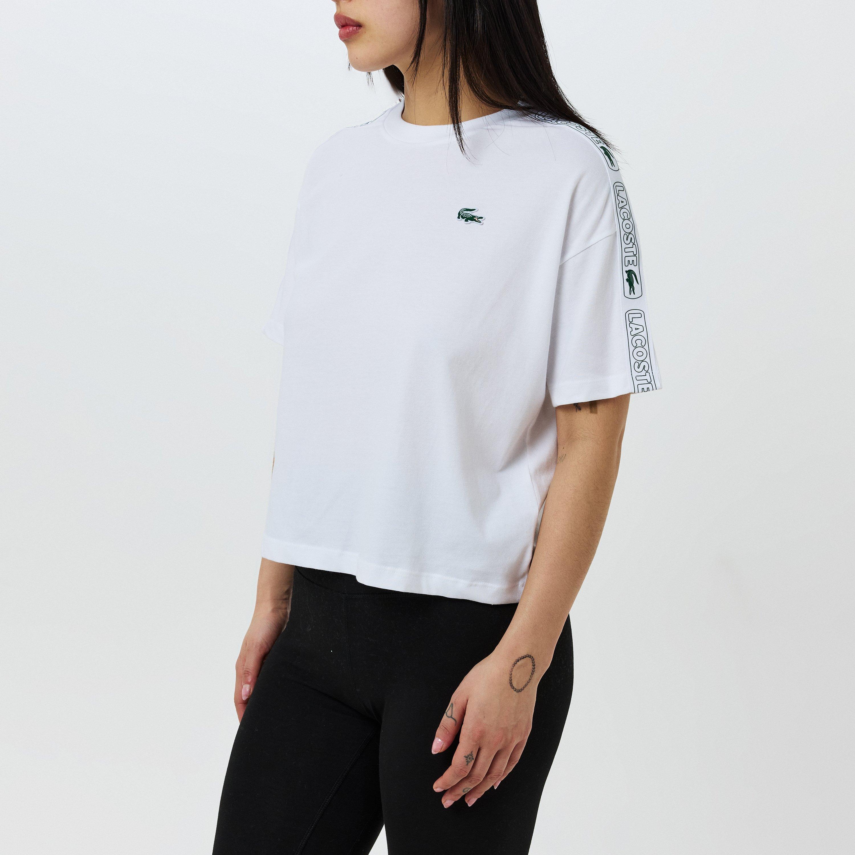 White - Lacoste - Tape T-Shirt - 3