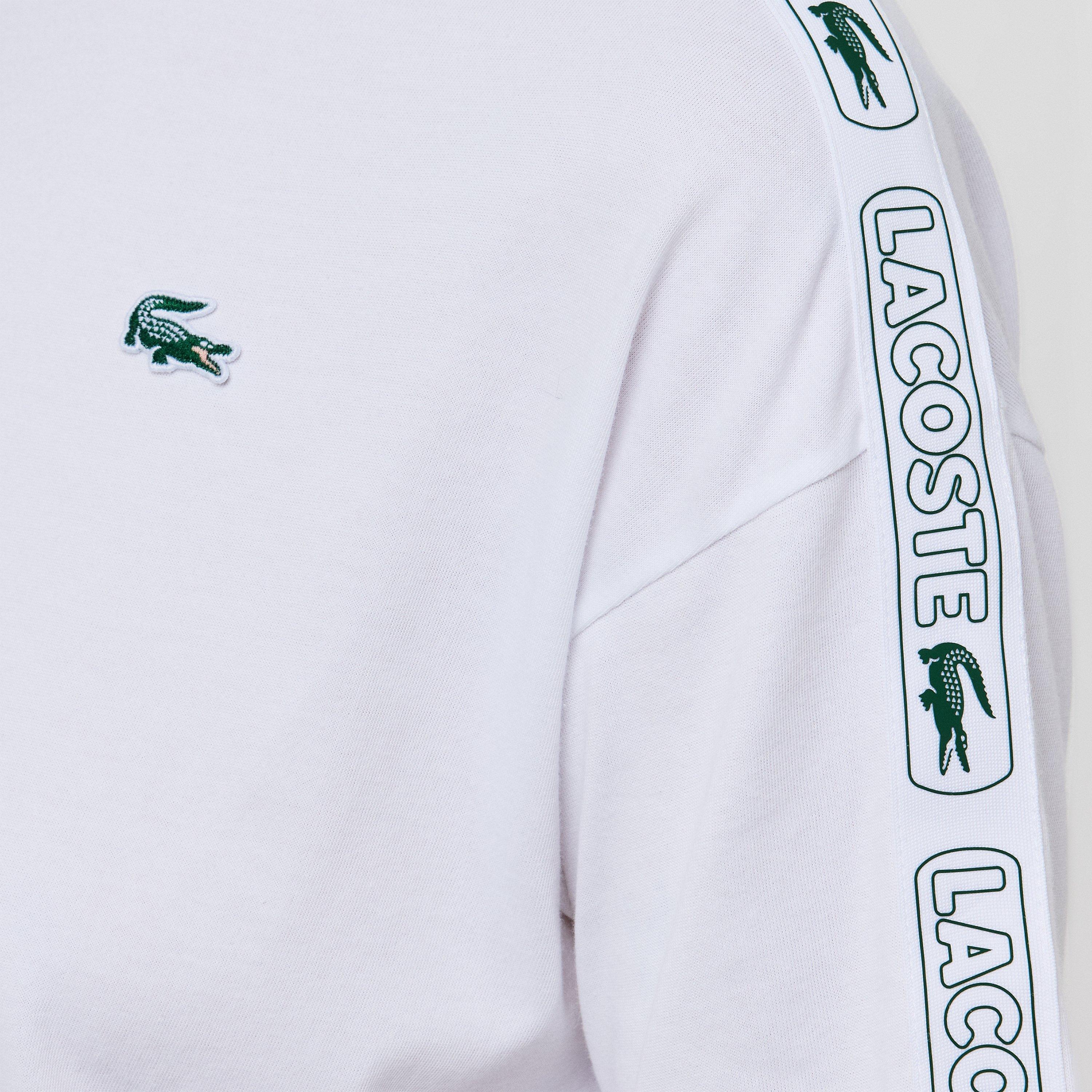 White - Lacoste - Tape T-Shirt - 5