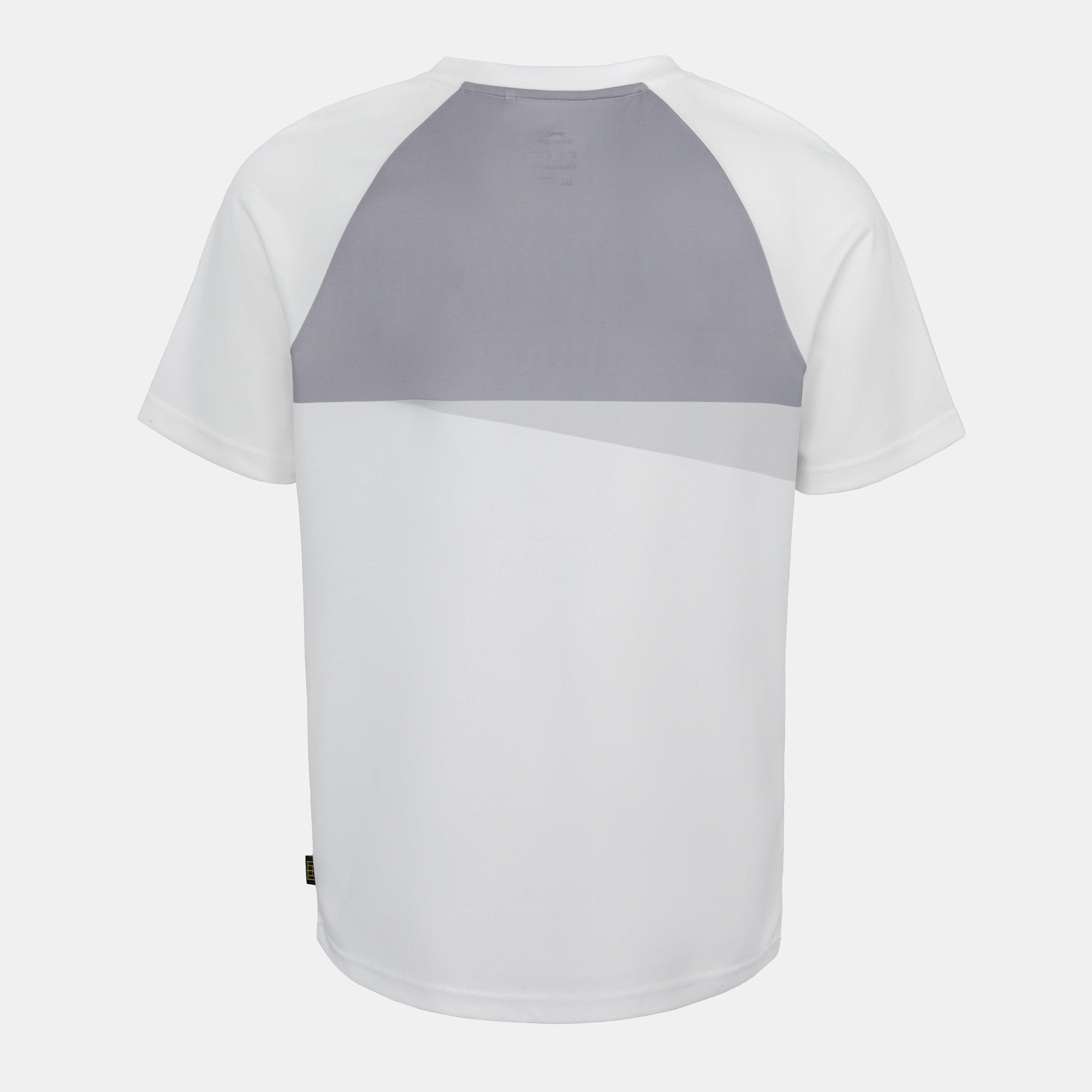 Wit/Grijs - Slazenger - Tennis T Shirt Mens - 2