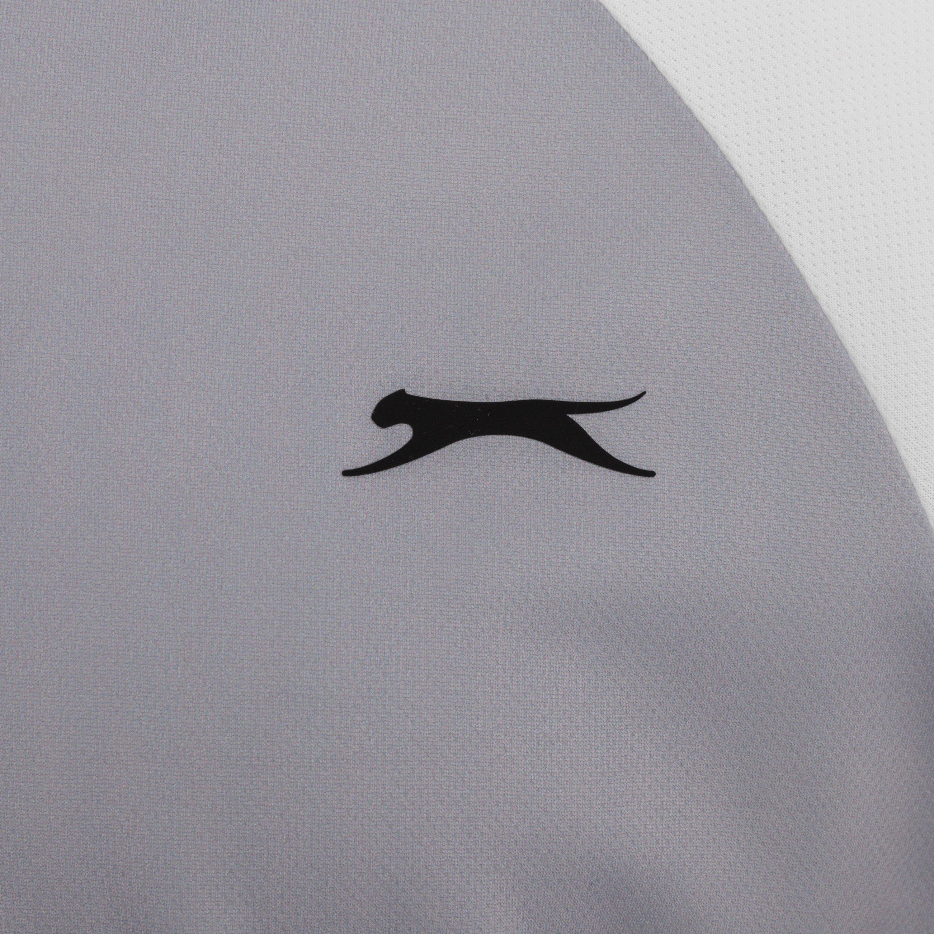 Wit/Grijs - Slazenger - Tennis T Shirt Mens - 4