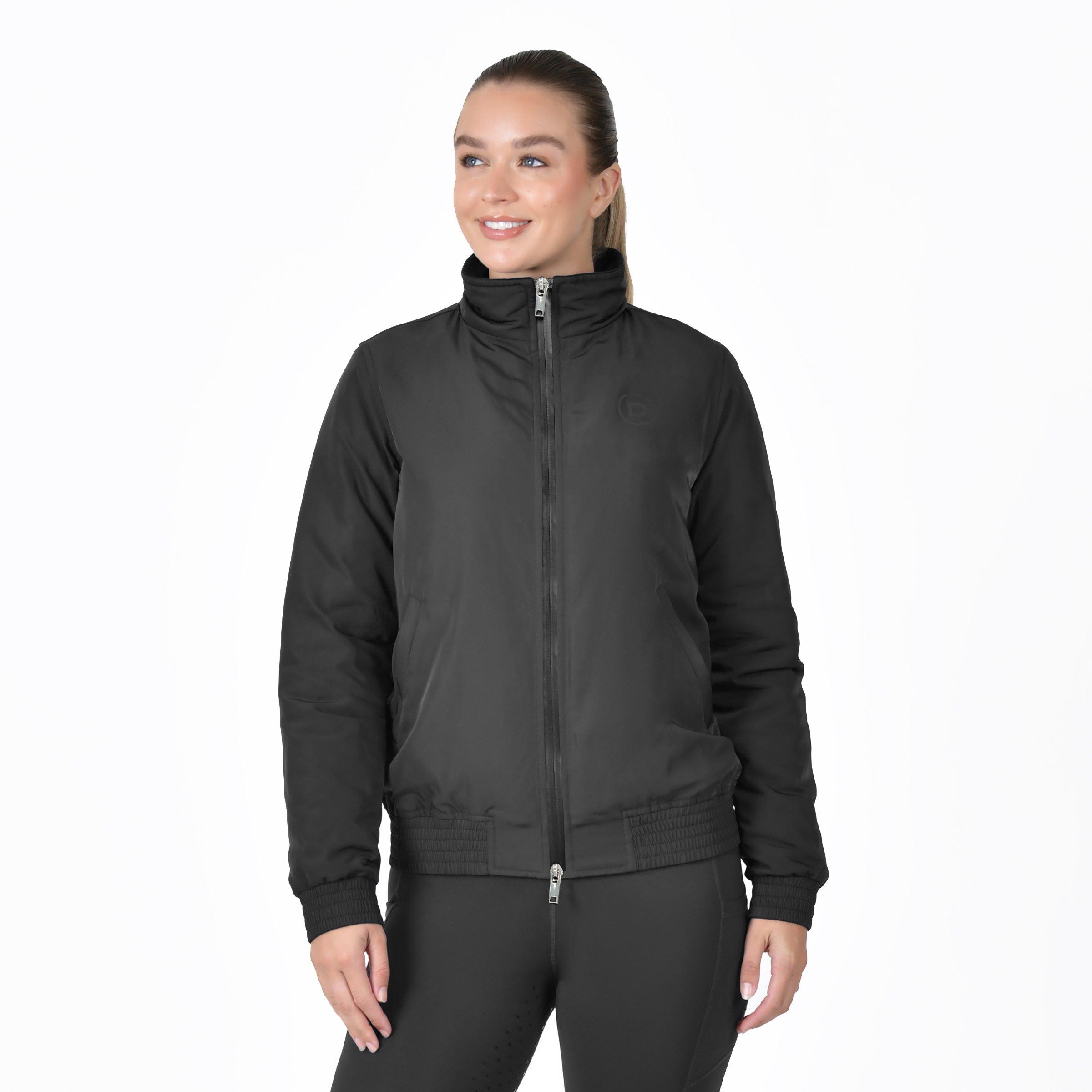 Black - Dublin - Women's Waterproof Windproof Long Sleeve Equestrian Jacket - 1