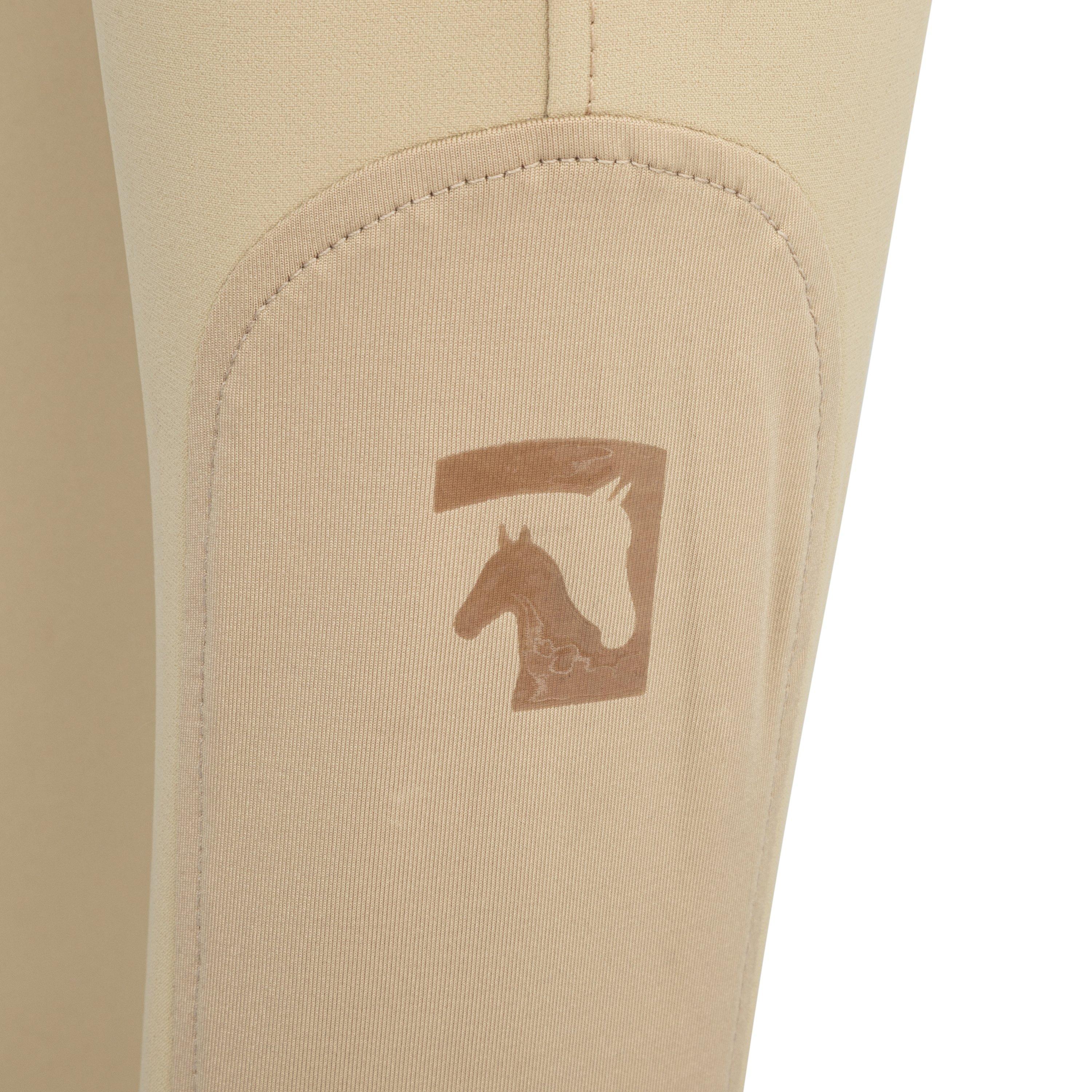 Beige - Requisite - Competition Silicon Knee-Patch Breeches - 7