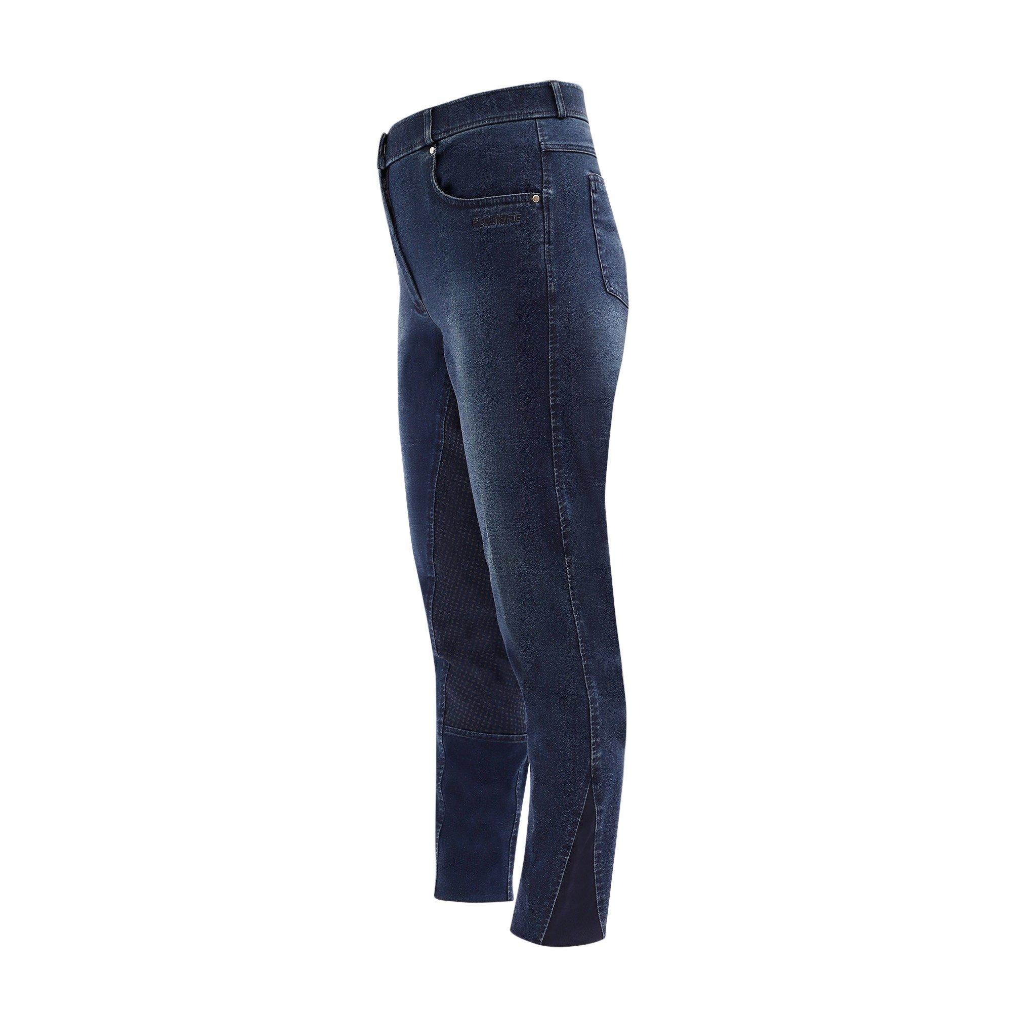 Marineblå - Requisite - Denim full Grip Breeches - 3