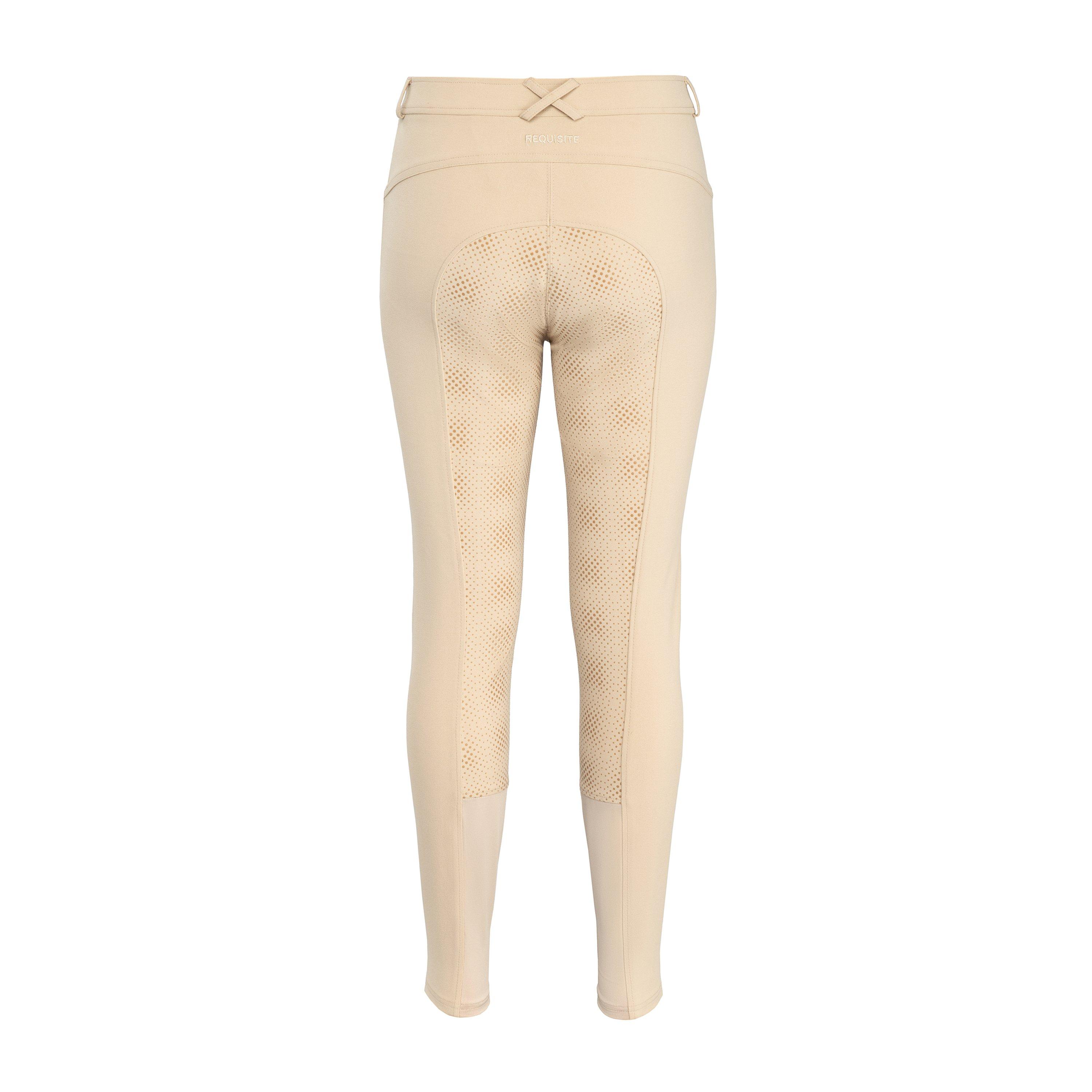 Beige - Requisite - High-Strech Full Grip Breeches Womens - 2