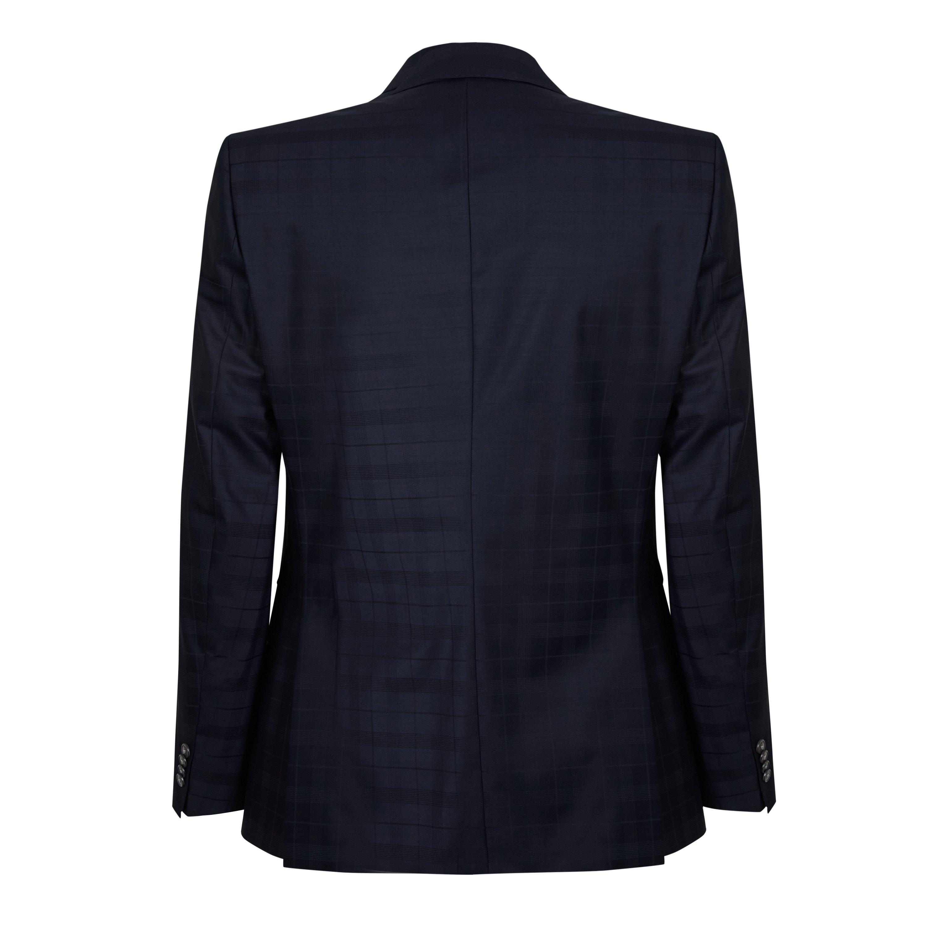Dark Blue - Boss - Men's 2 Piece Suit - 2