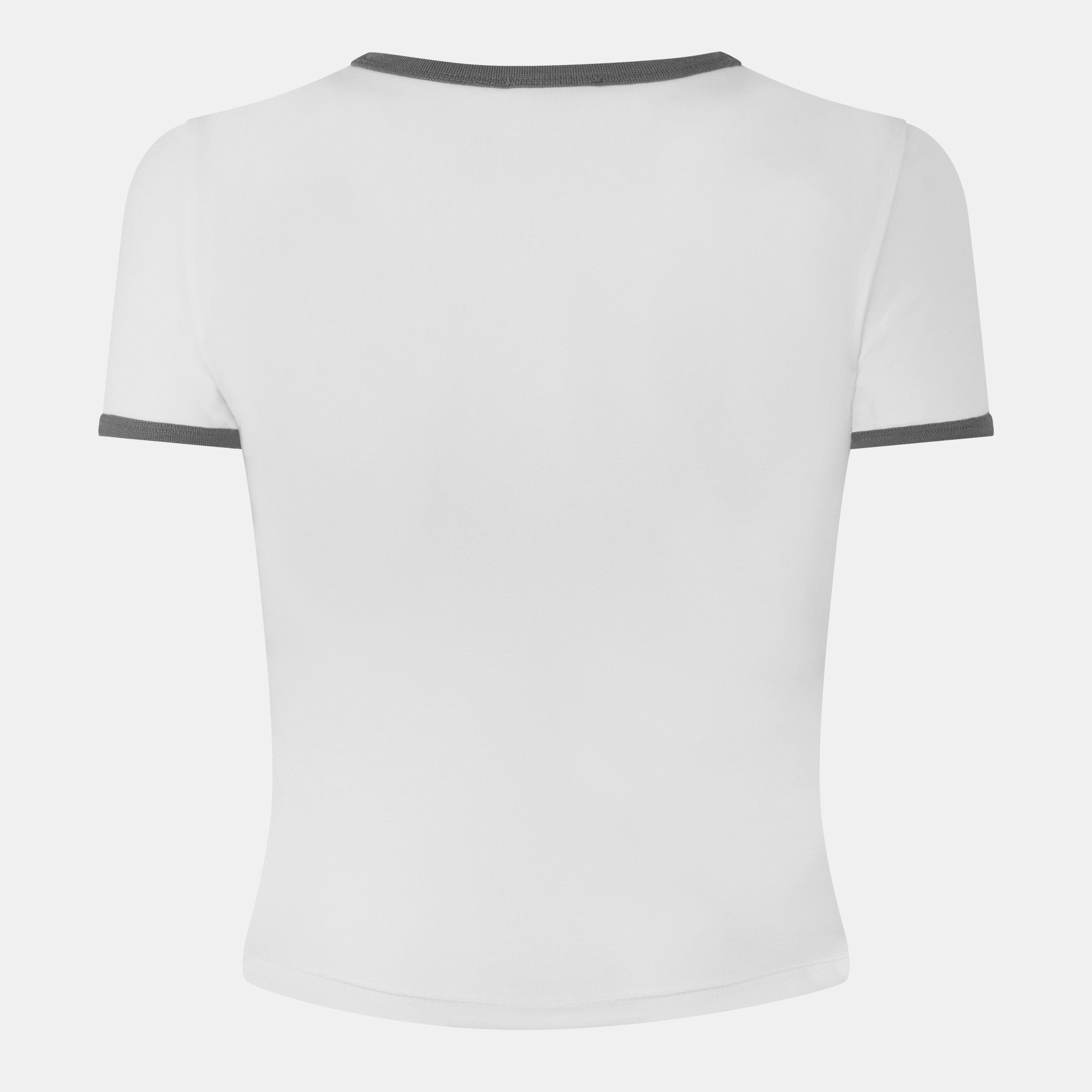 White - Diesel - Core Crop Tops - 2