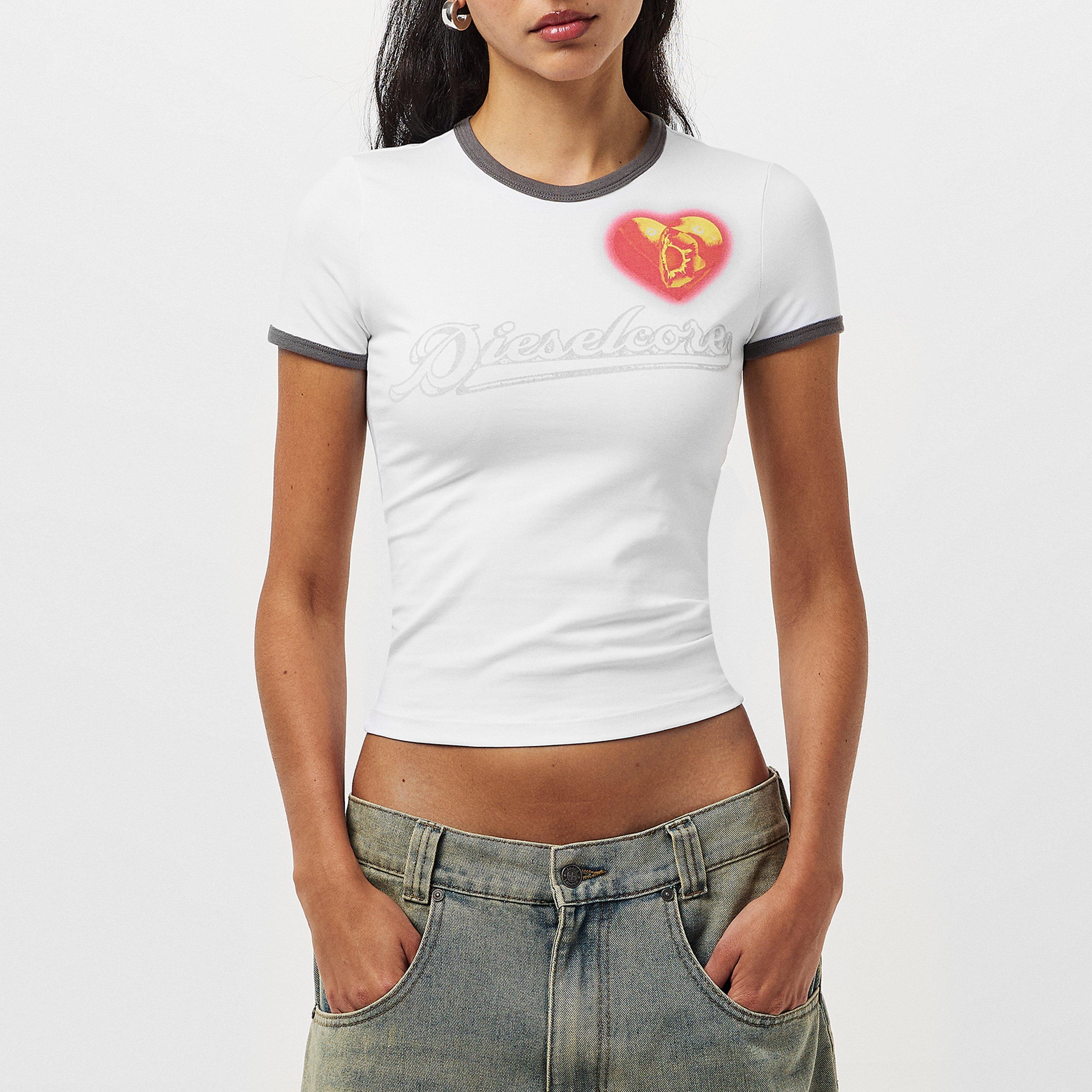 White - Diesel - Core Crop Tops - 3