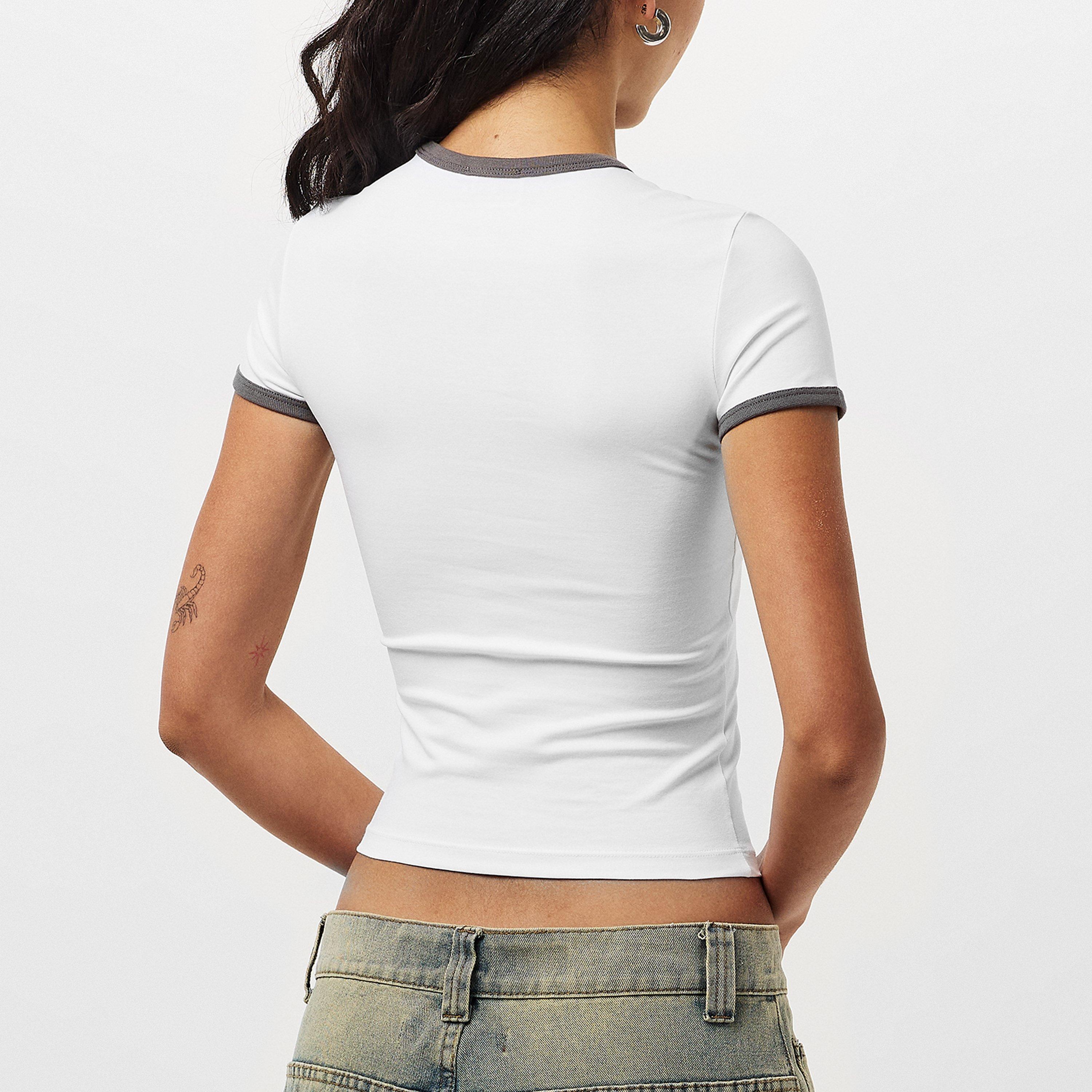 White - Diesel - Core Crop Tops - 4