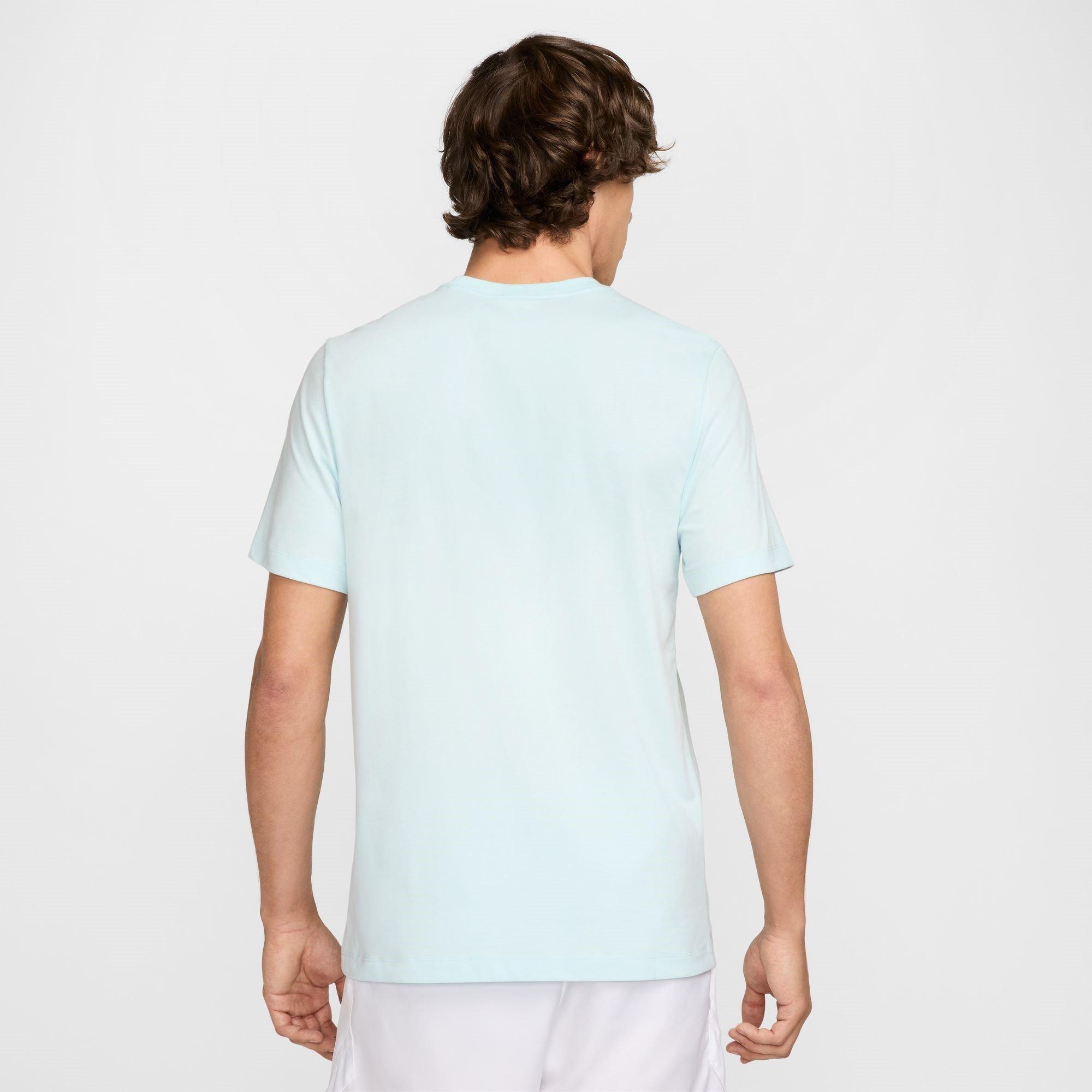 Gletscherblau - Nike - Oz Open Cotton T-shirt Adults - 2