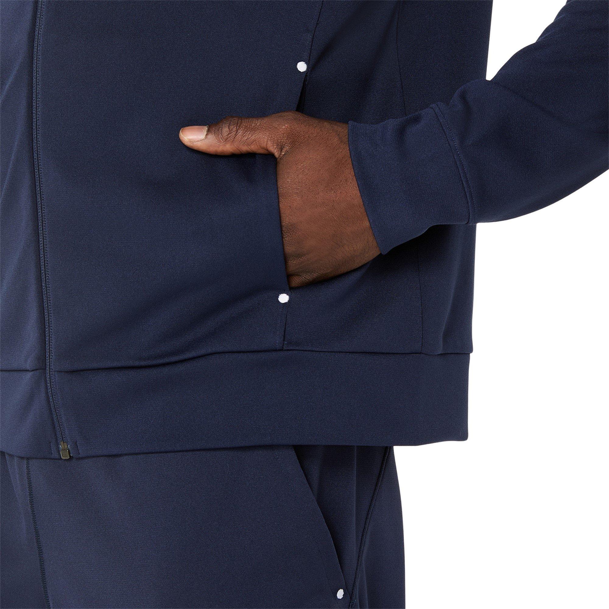 Midnight Blue - Asics - Court Warm-Up Tracksuit Top Mens - 3