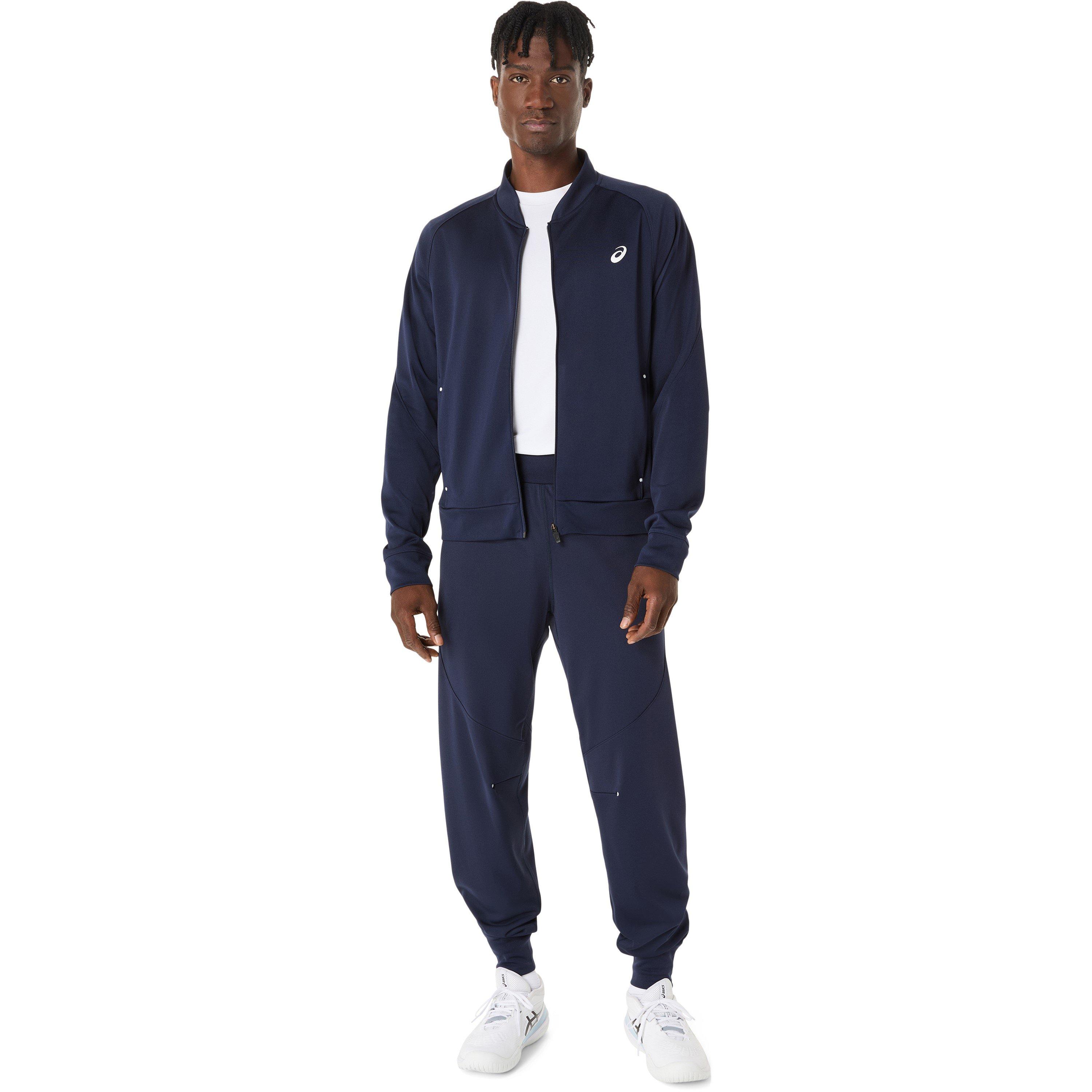 Midnight Blue - Asics - Court Warm-Up Tracksuit Top Mens - 4