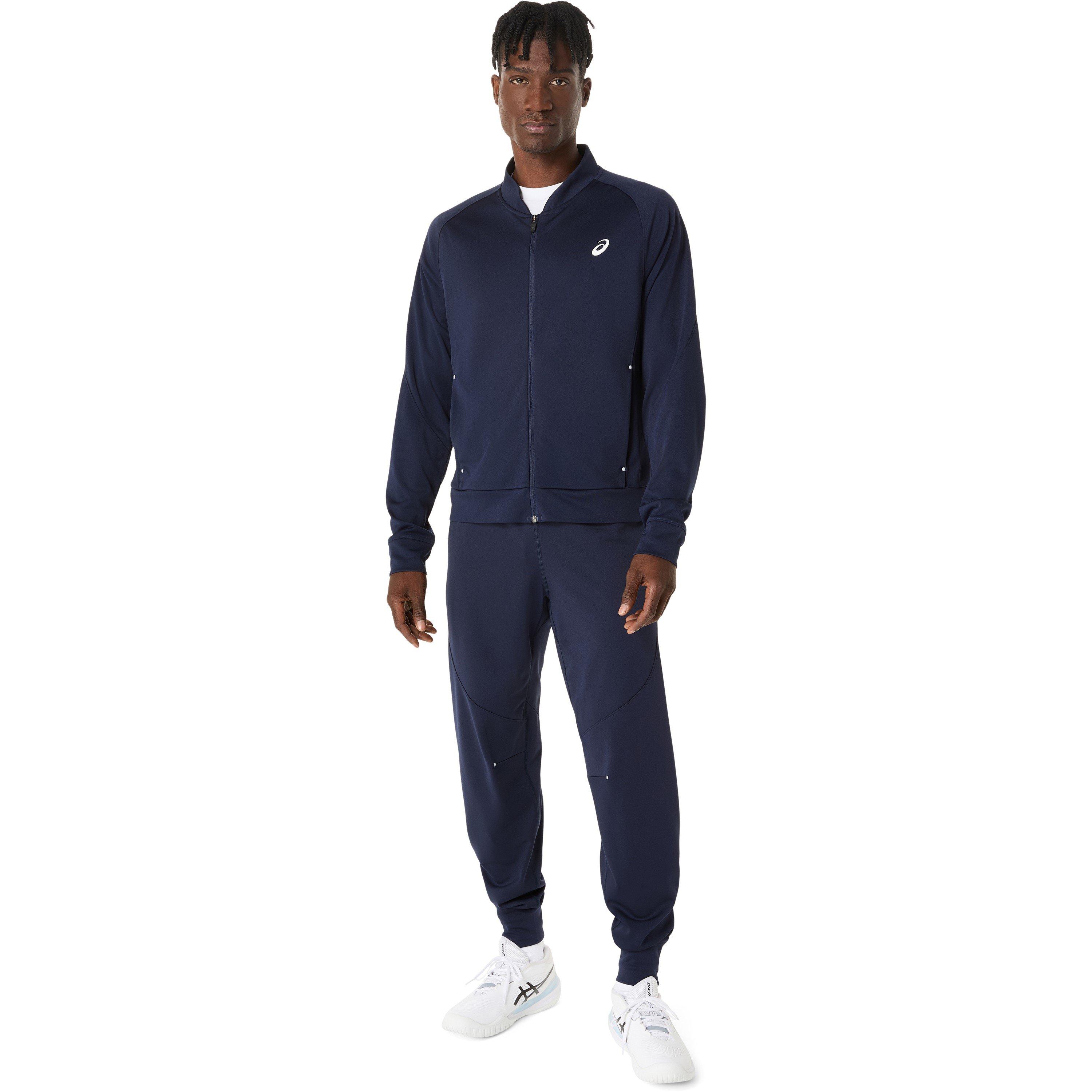 Midnight Blue - Asics - Court Warm-Up Tracksuit Top Mens - 5