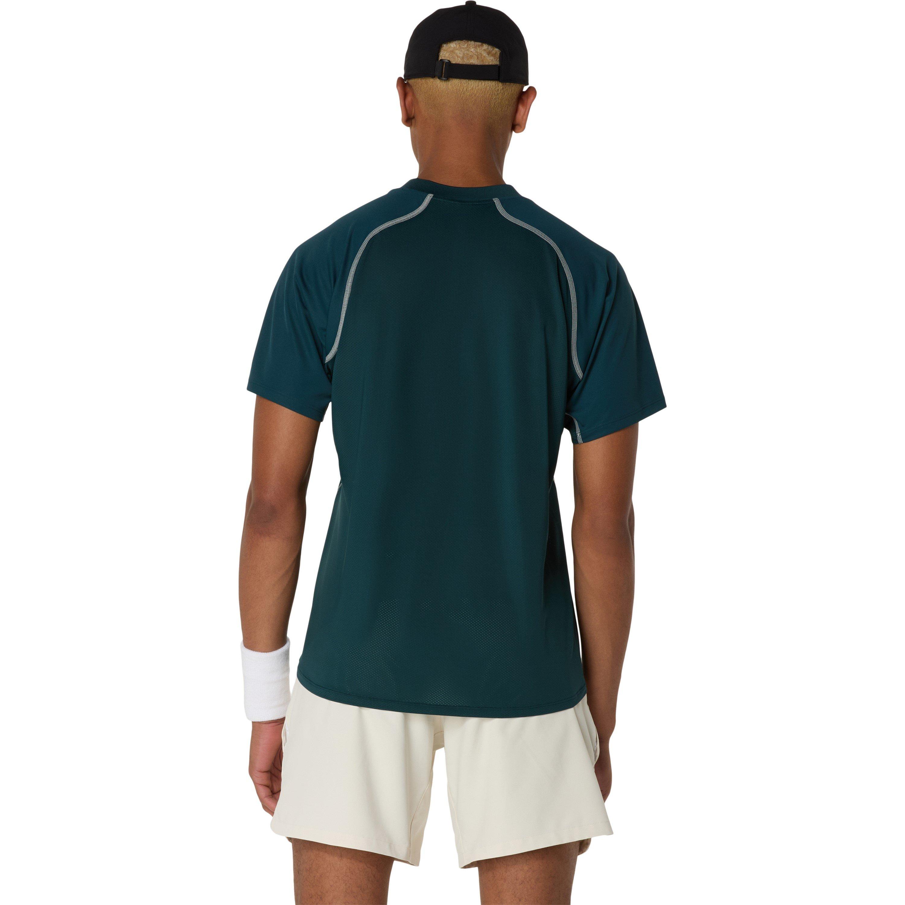 Saxon Green - Asics - Match Polo T-Shirt Mens - 2