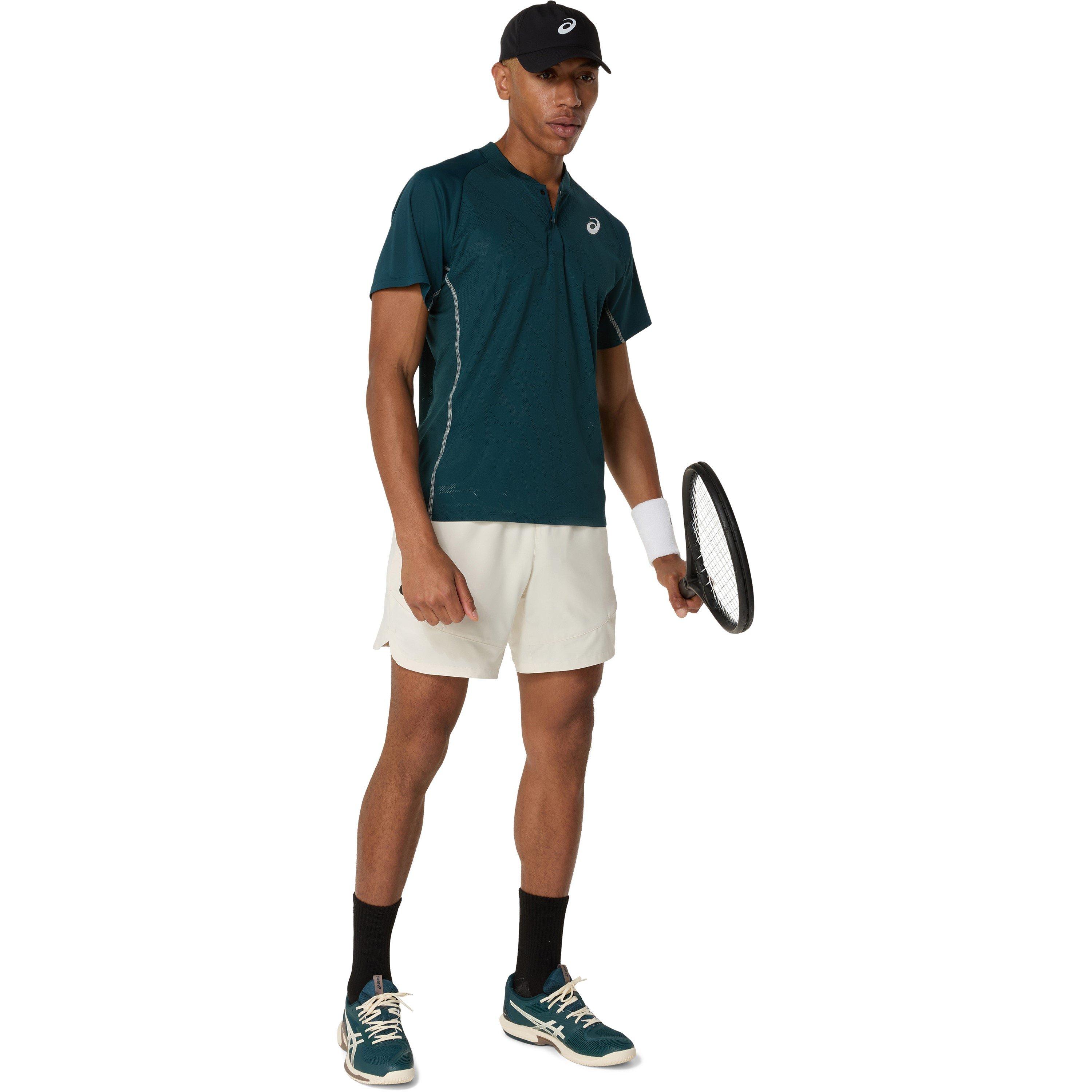 Saxon Green - Asics - Match Polo T-Shirt Mens - 4