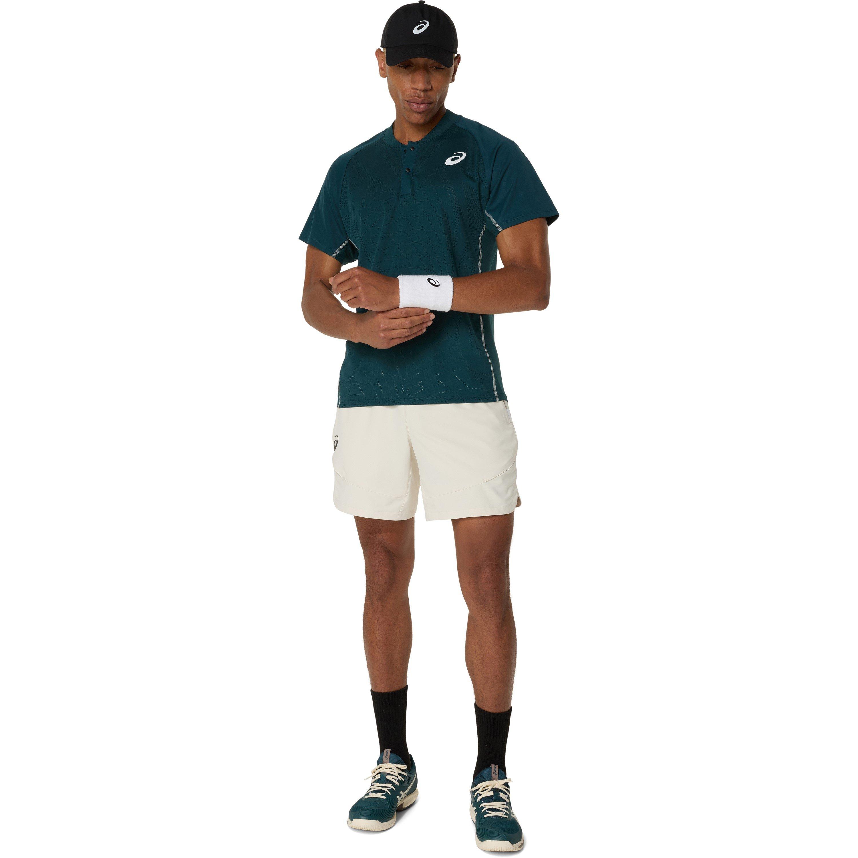 Saxon Green - Asics - Match Polo T-Shirt Mens - 5