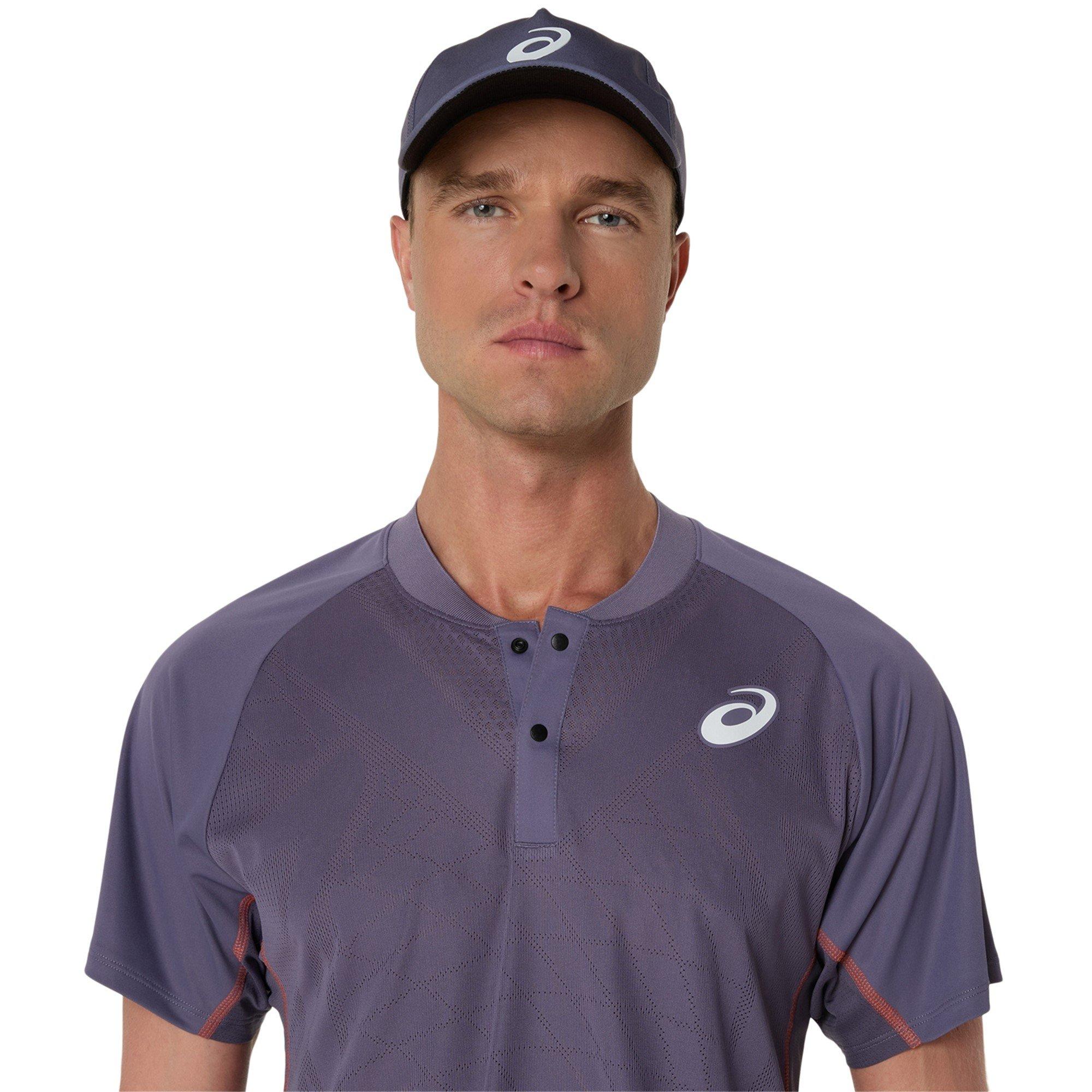 Indigo - Asics - Match Polo T-Shirt Mens - 4