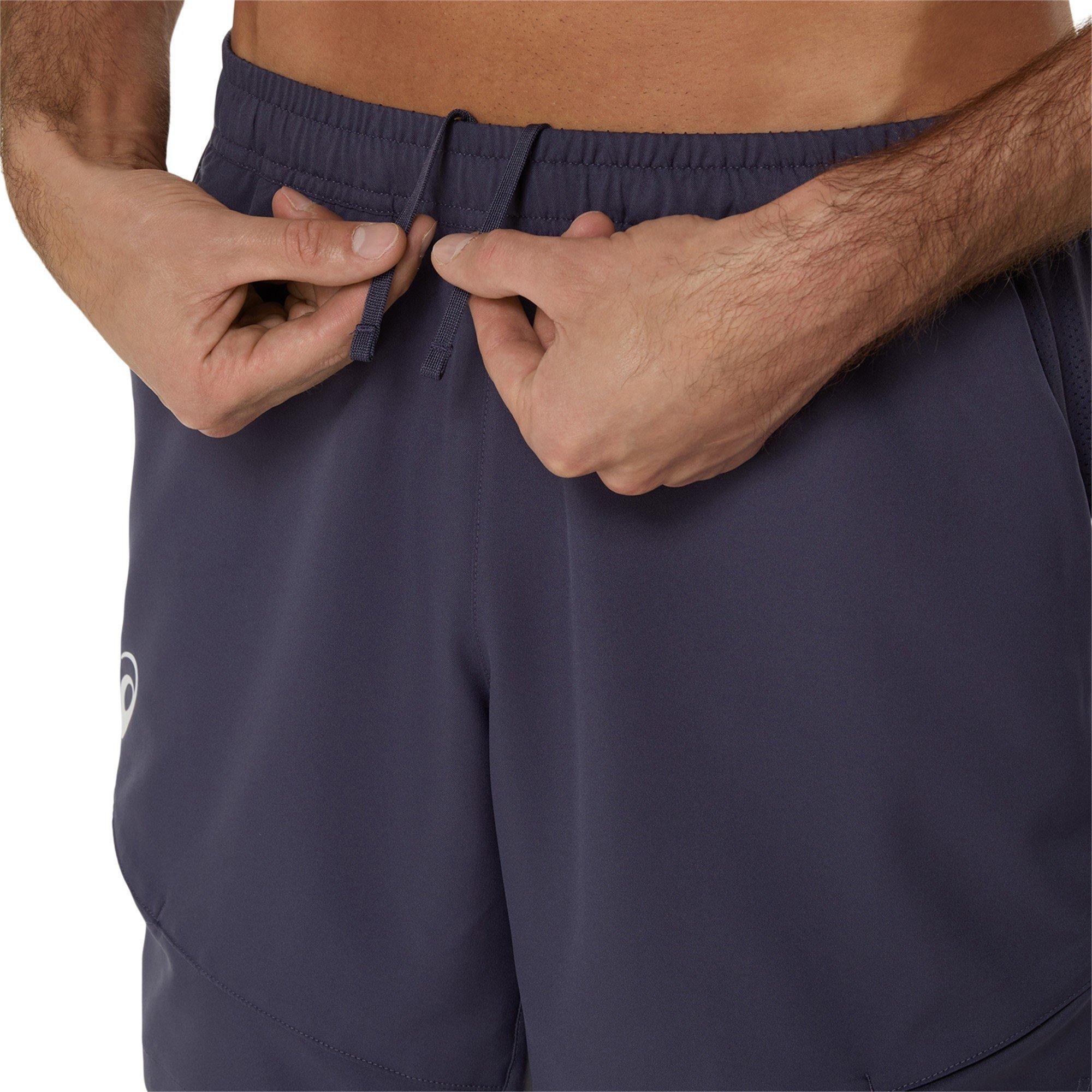 Indigo - Asics - Match 7in Tennis Shorts Mens - 5