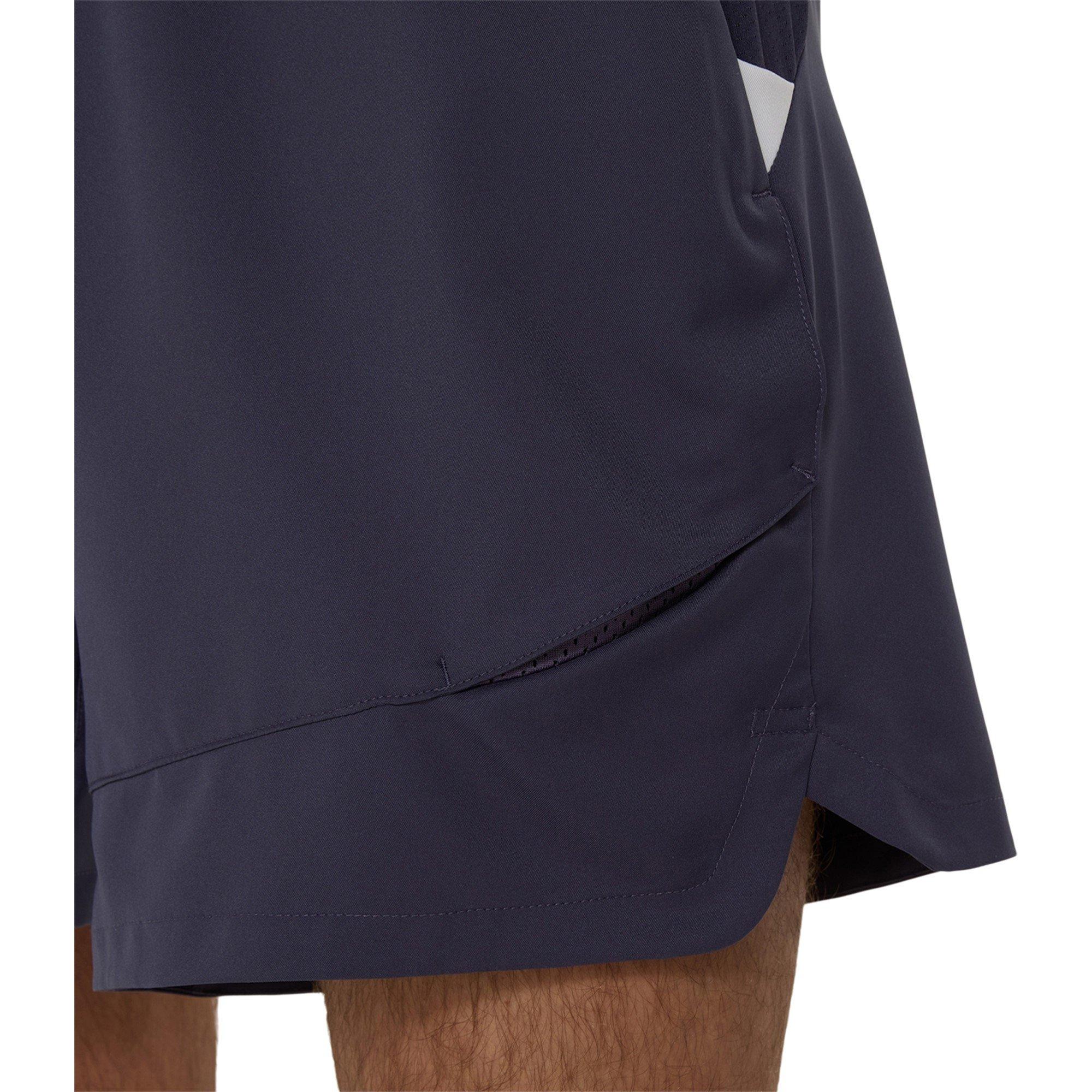 Indigo - Asics - Match 7in Tennis Shorts Mens - 6