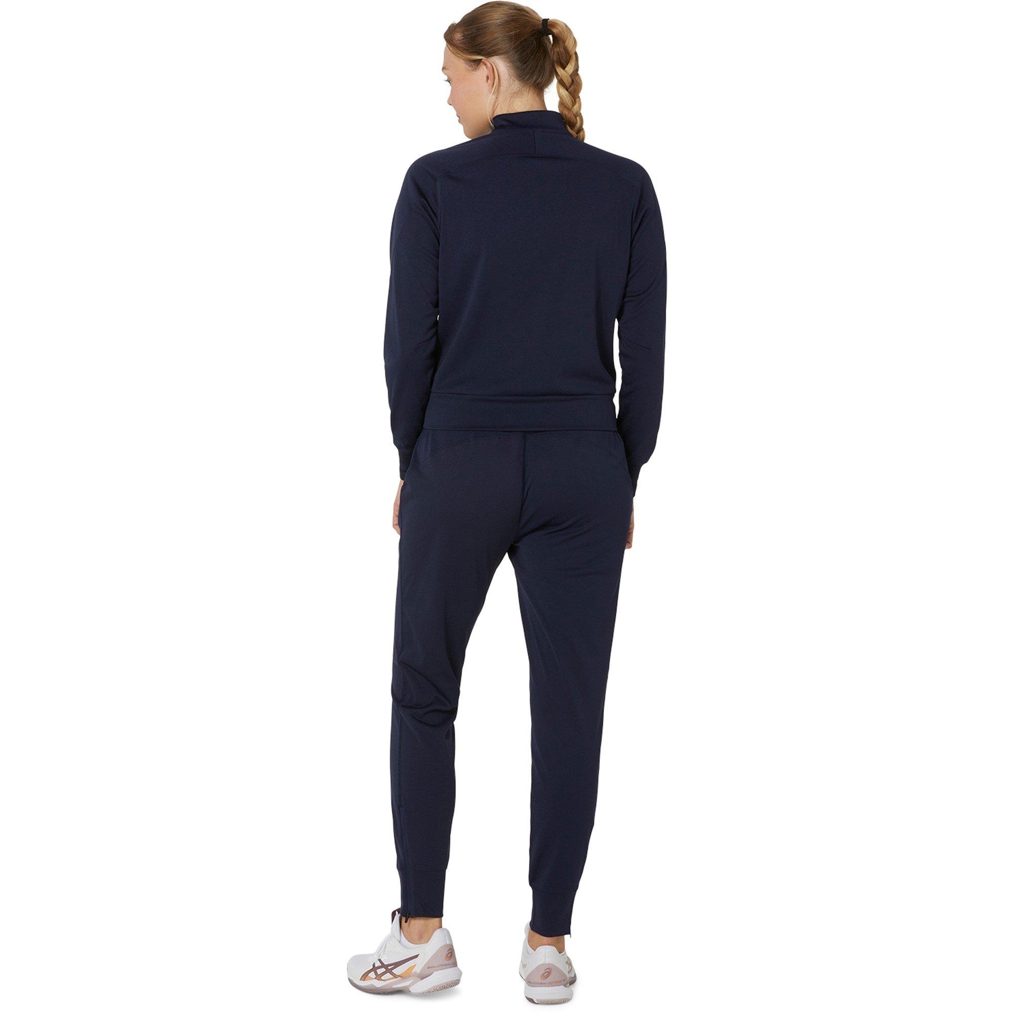 Midnight Blue - Asics - Court Warm-Up Tracksuit Top Womens - 3