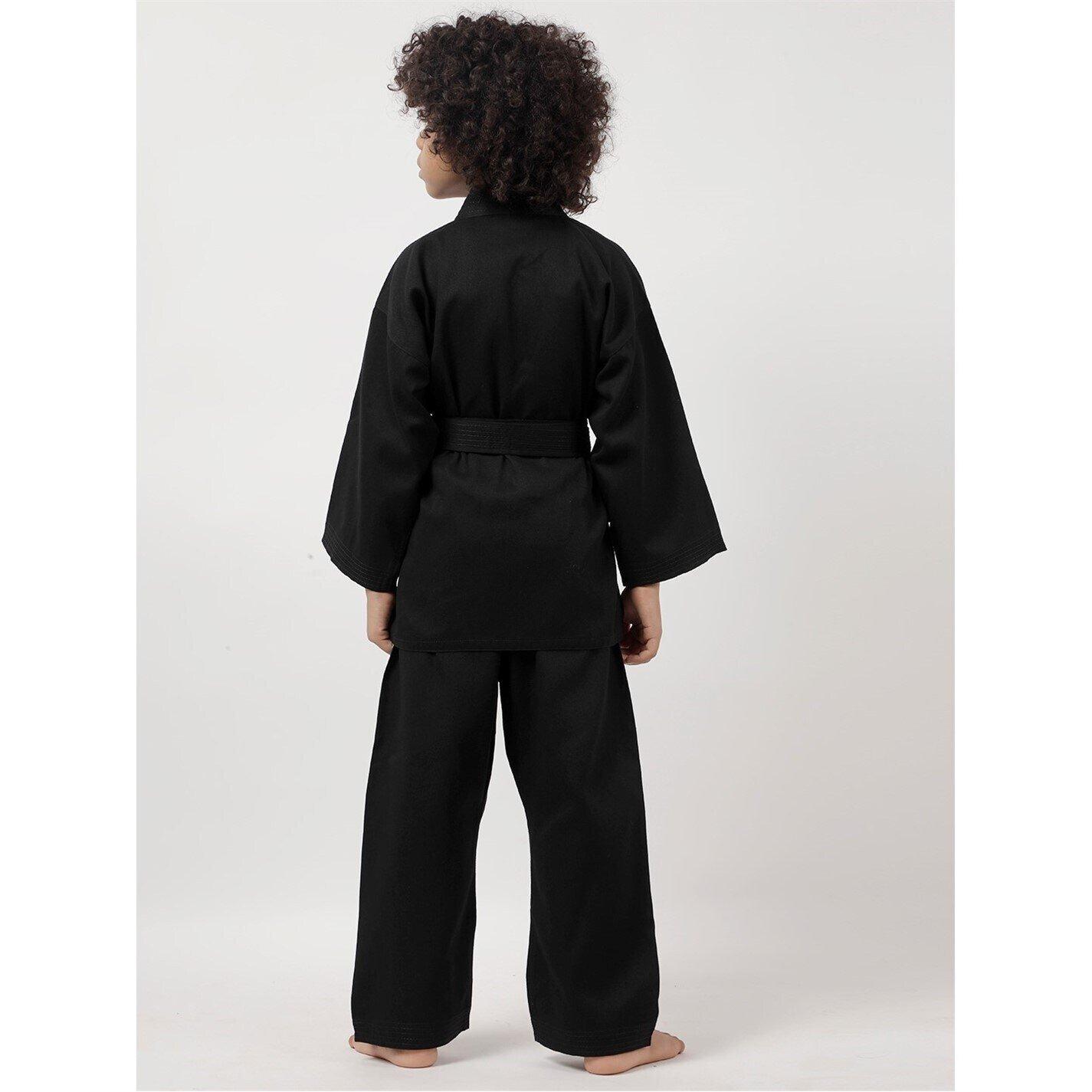 Black - Lonsdale - Karate Suit Juniors - 2
