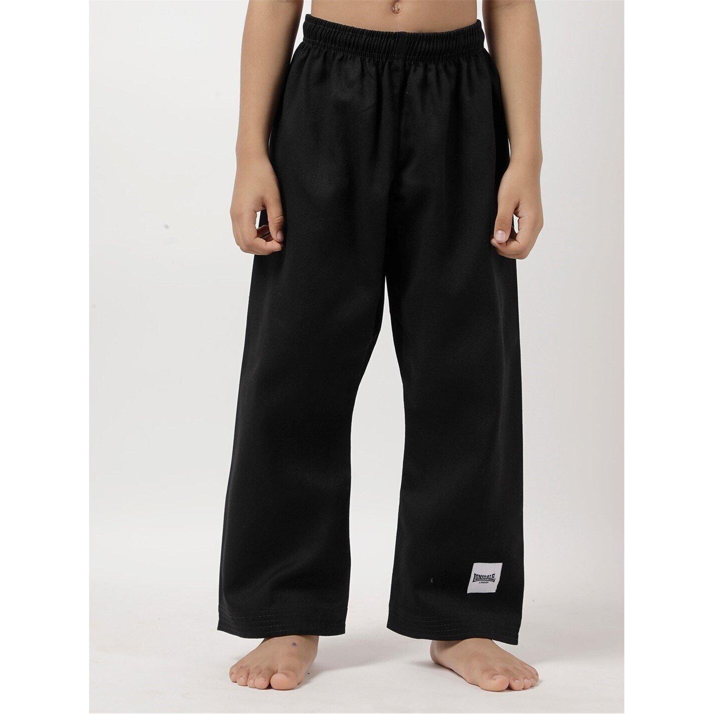 Black - Lonsdale - Karate Suit Juniors - 6