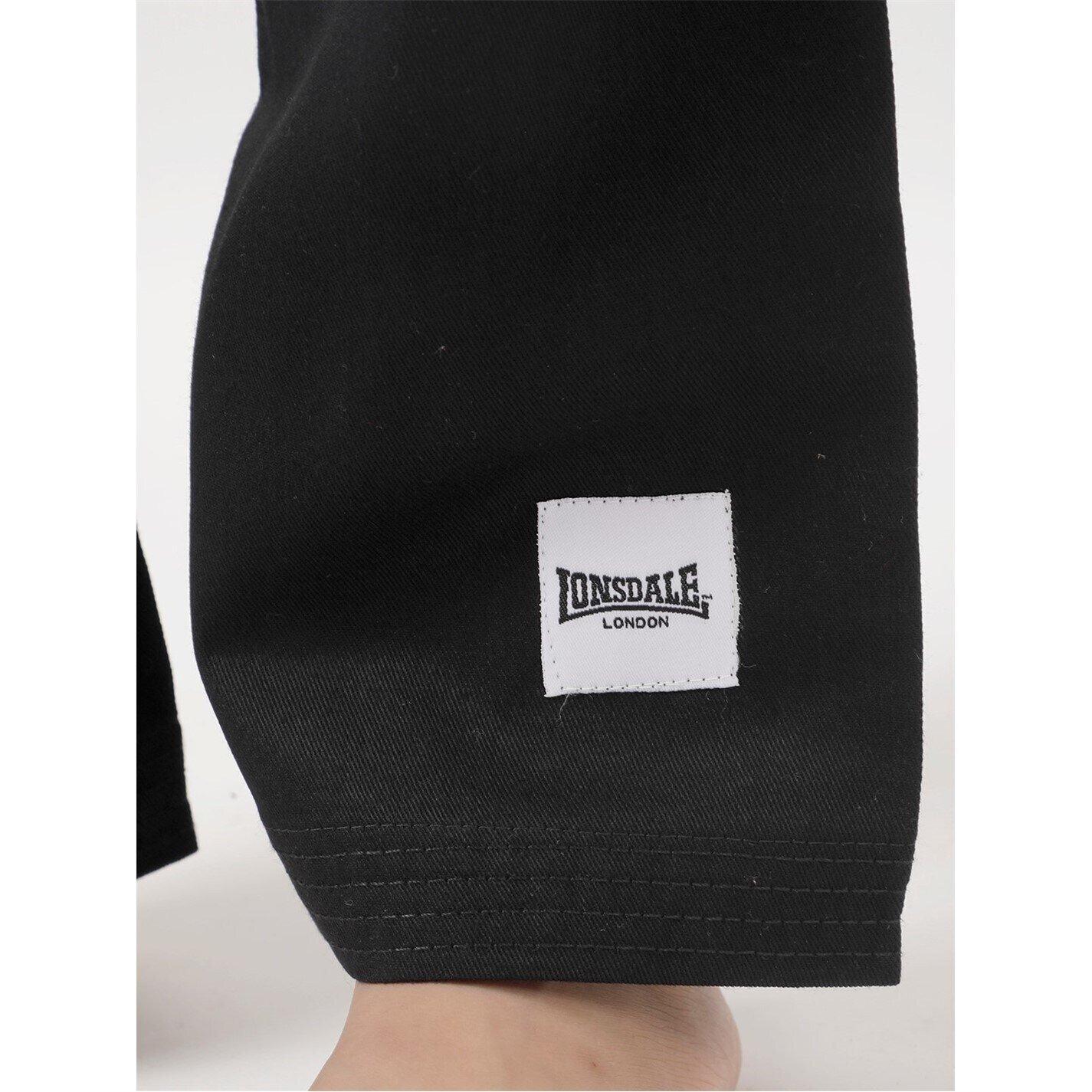 Black - Lonsdale - Karate Suit Juniors - 7