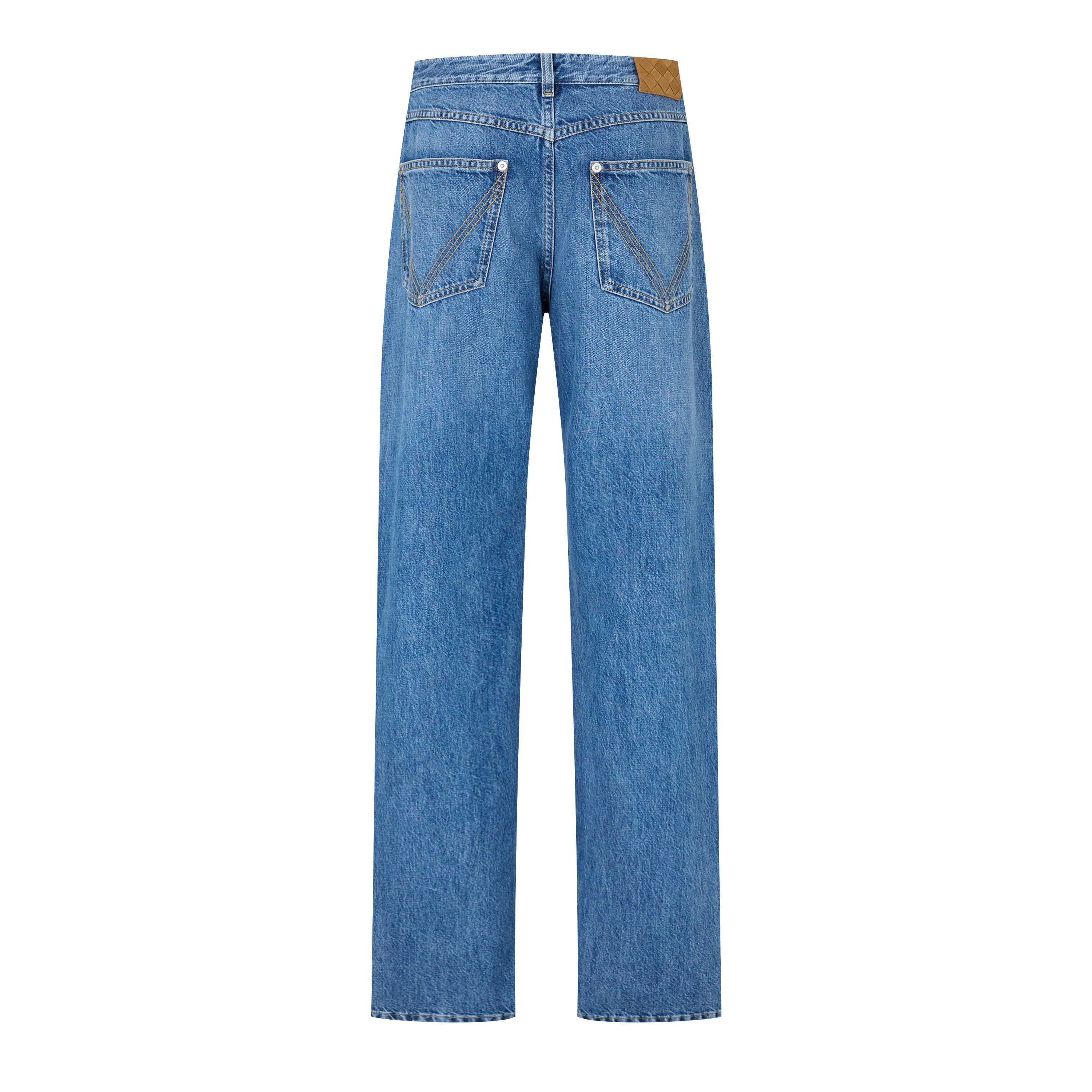 Blue - Bottega Veneta - Men's Vintage Indigo Straight Leg Jeans - 7