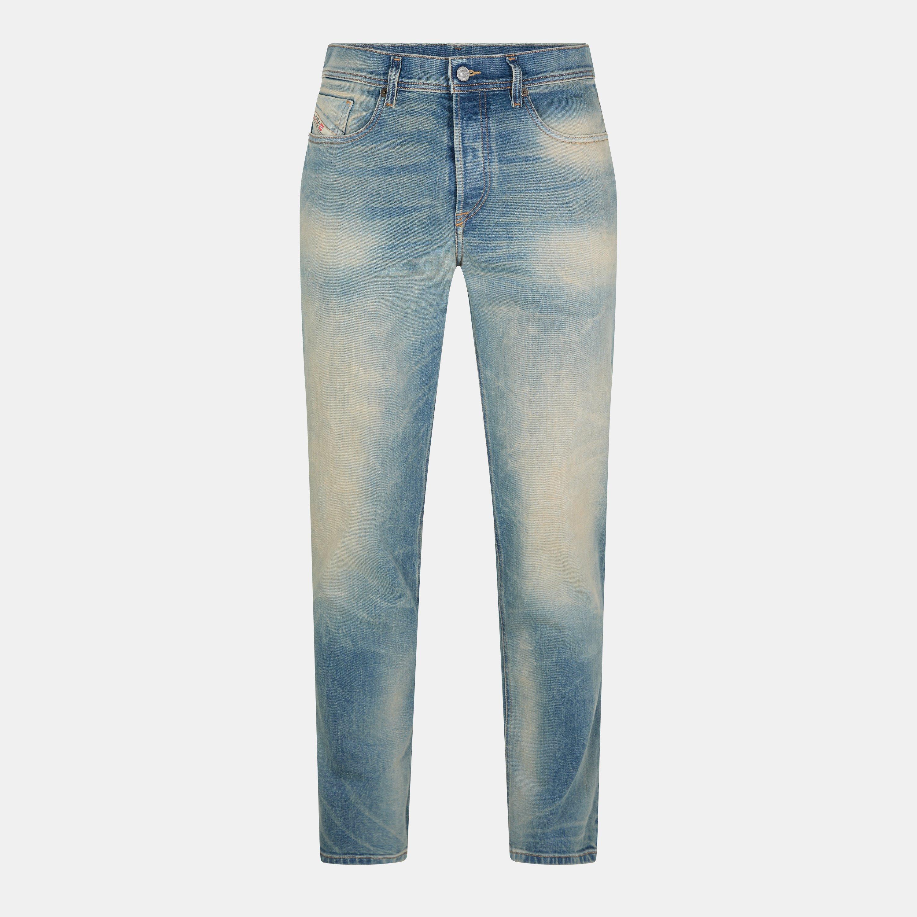 Diesel Men's Jeans Finitive Tapered Jeans - Blue Denim - 28W R