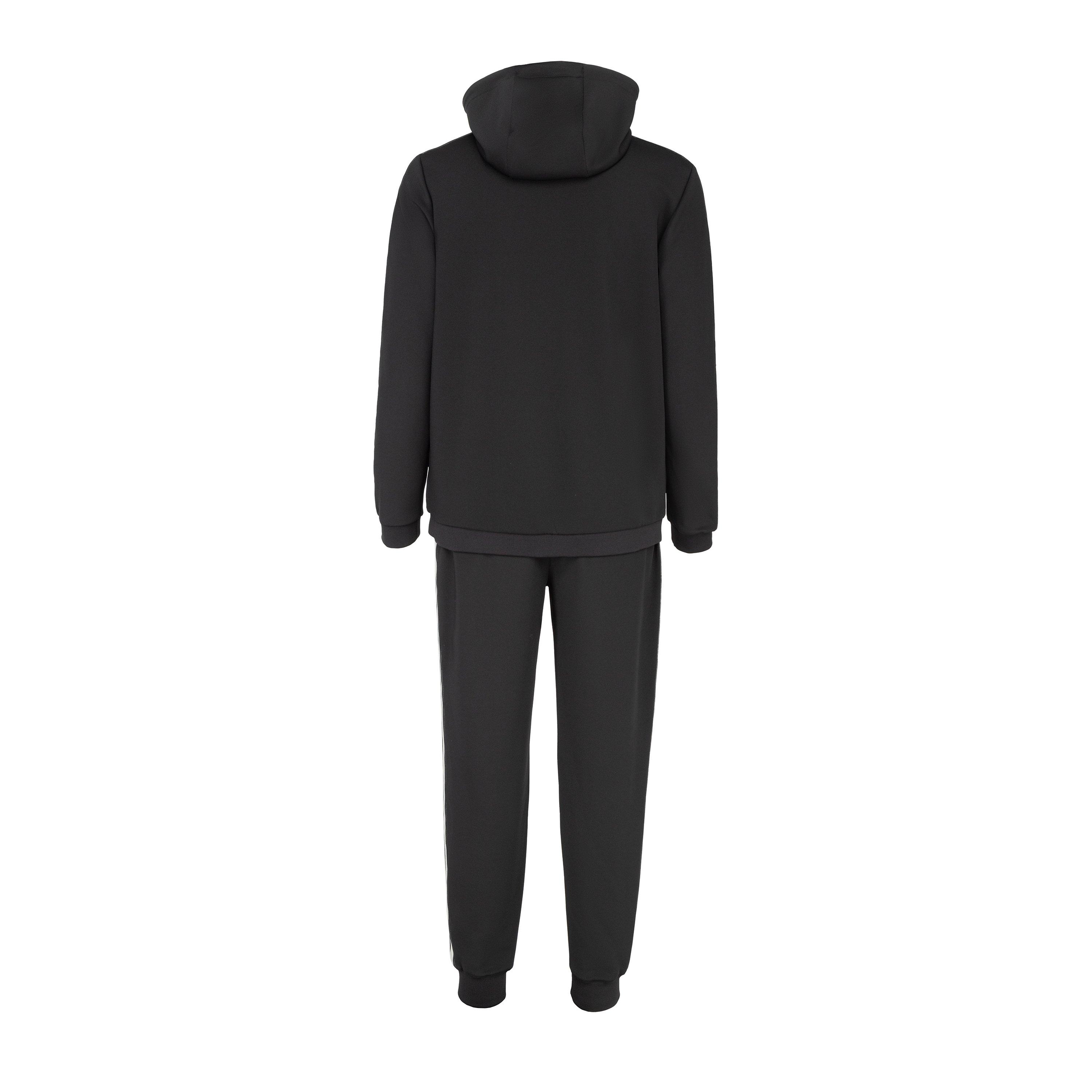 Noir - Firetrap - Mens quarter Zip Tracksuits - 3