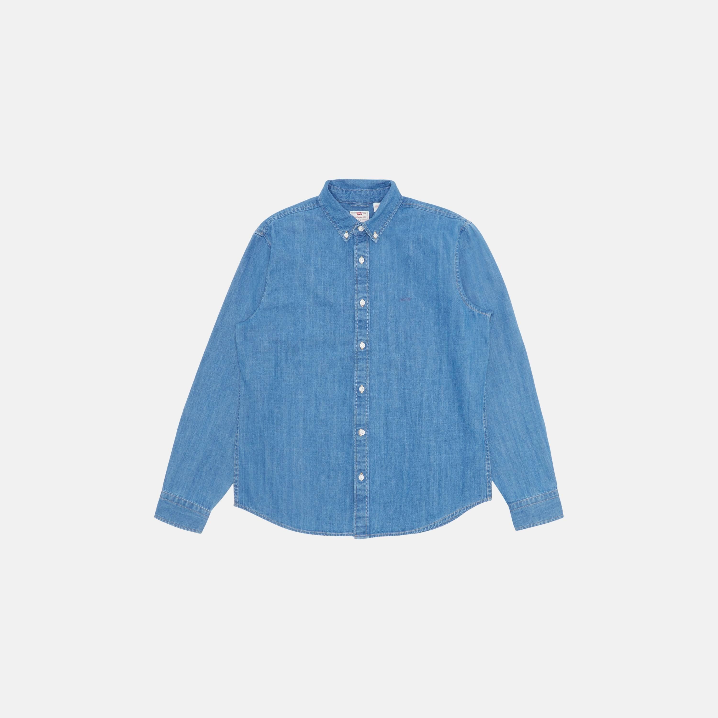 Woodrow Mid - Levis - Men's Authentic Button Down Woodrow Long-Sleeve Denim Shirt - 1