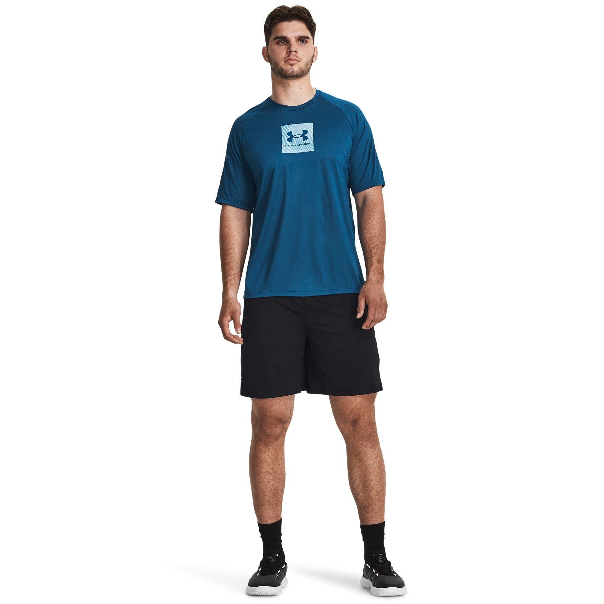 Blauw - Under Armour - Tech Prt Fill SS - 4
