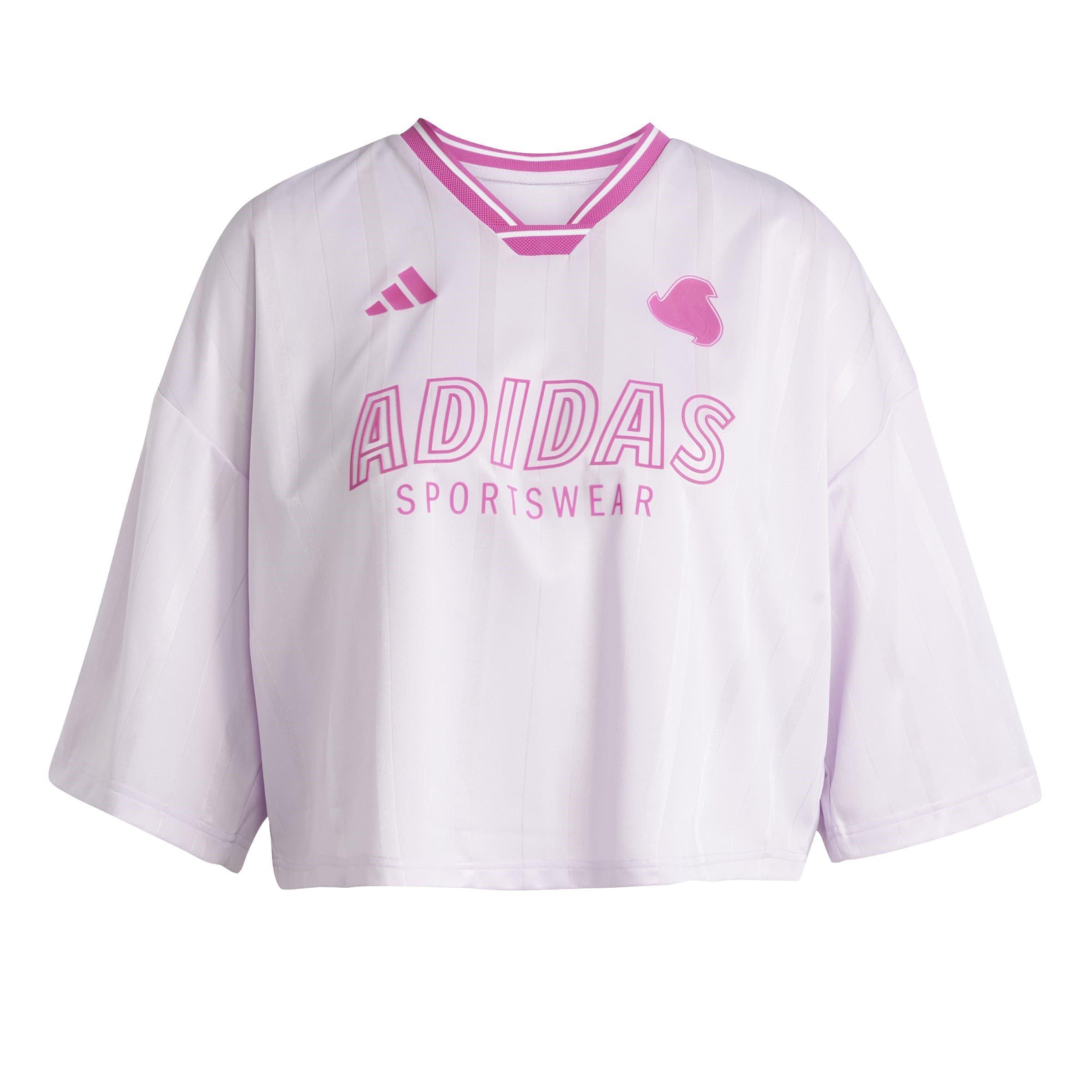 Ice Lavender - adidas - Women's Tiro Cropped T-Shirt Crop Top - 1