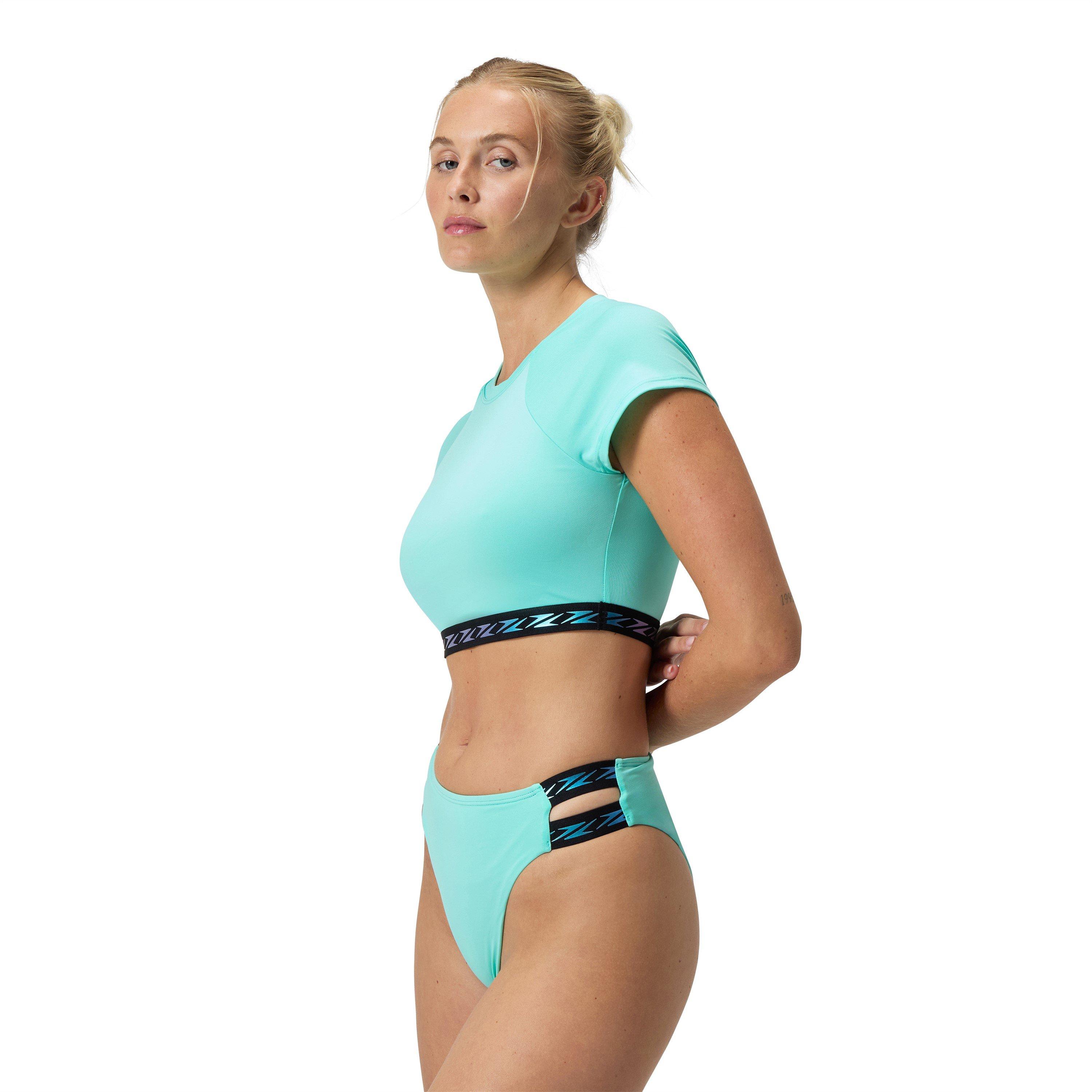 Arctic Glass - Speedo - Solid Logo Elastic Crop Top - 4