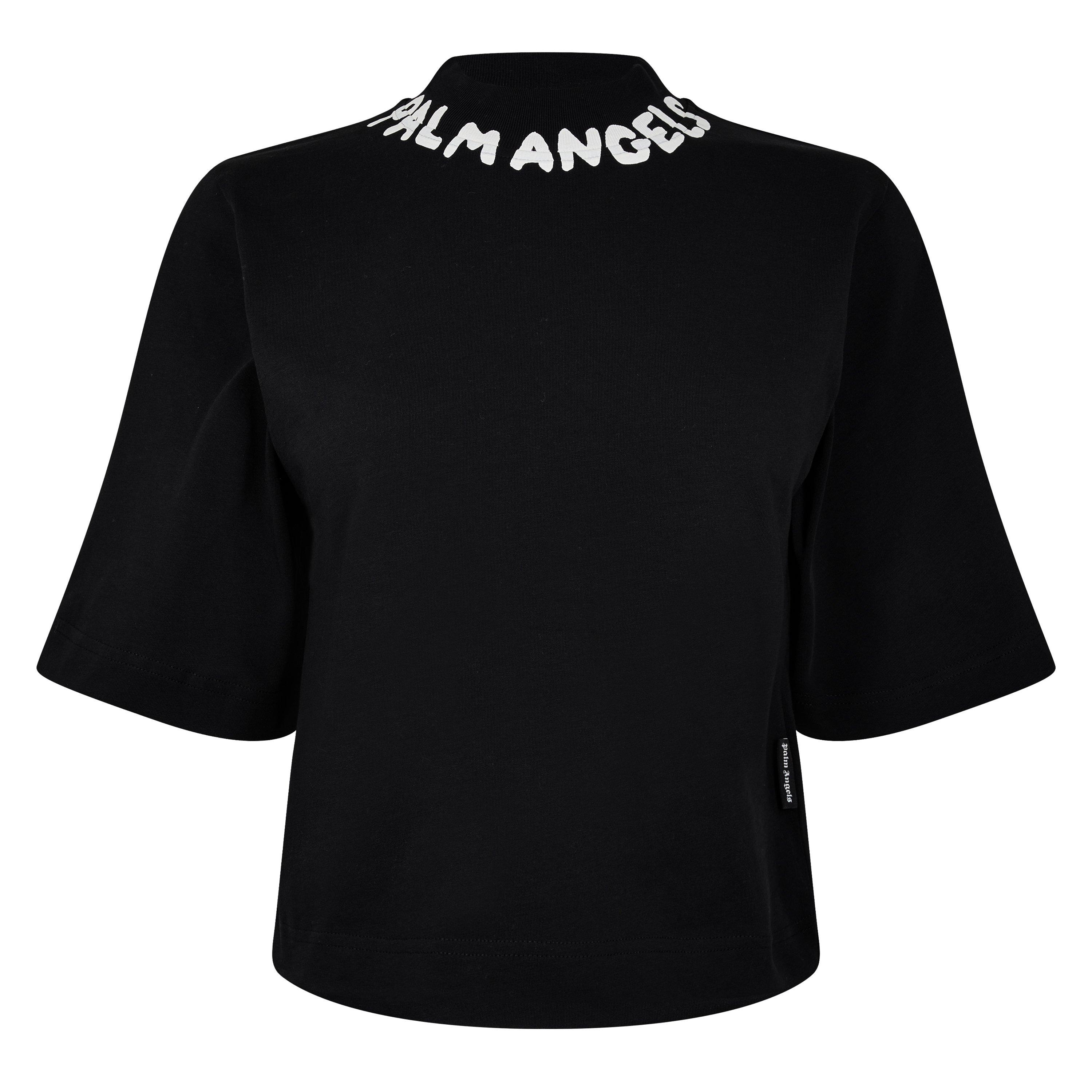 Black - Palm Angels - Women's Logo Crop Top - 5