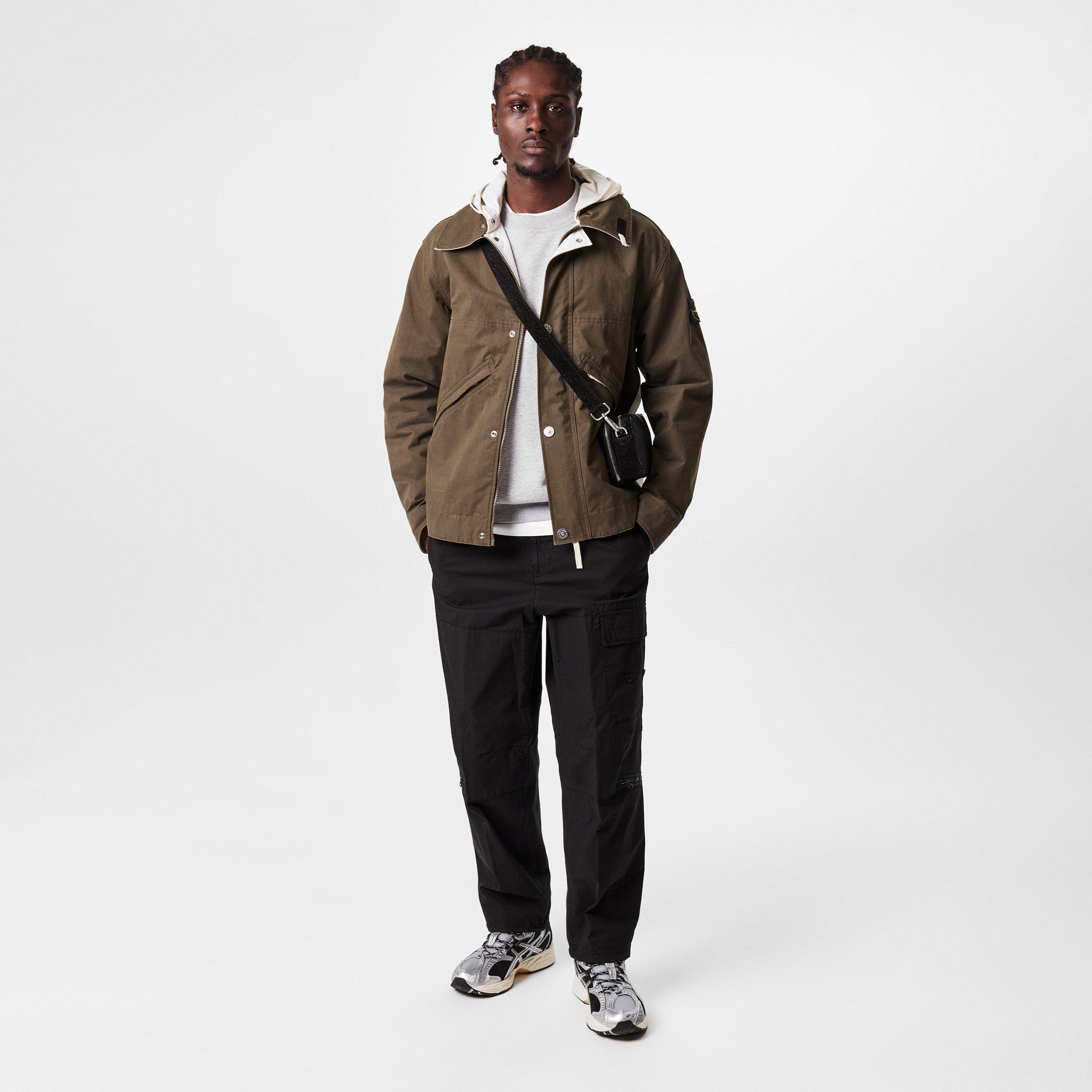 Verde V0054 - Stone Island - Men's Military Cotton Long Sleeve Field Jacket - 6