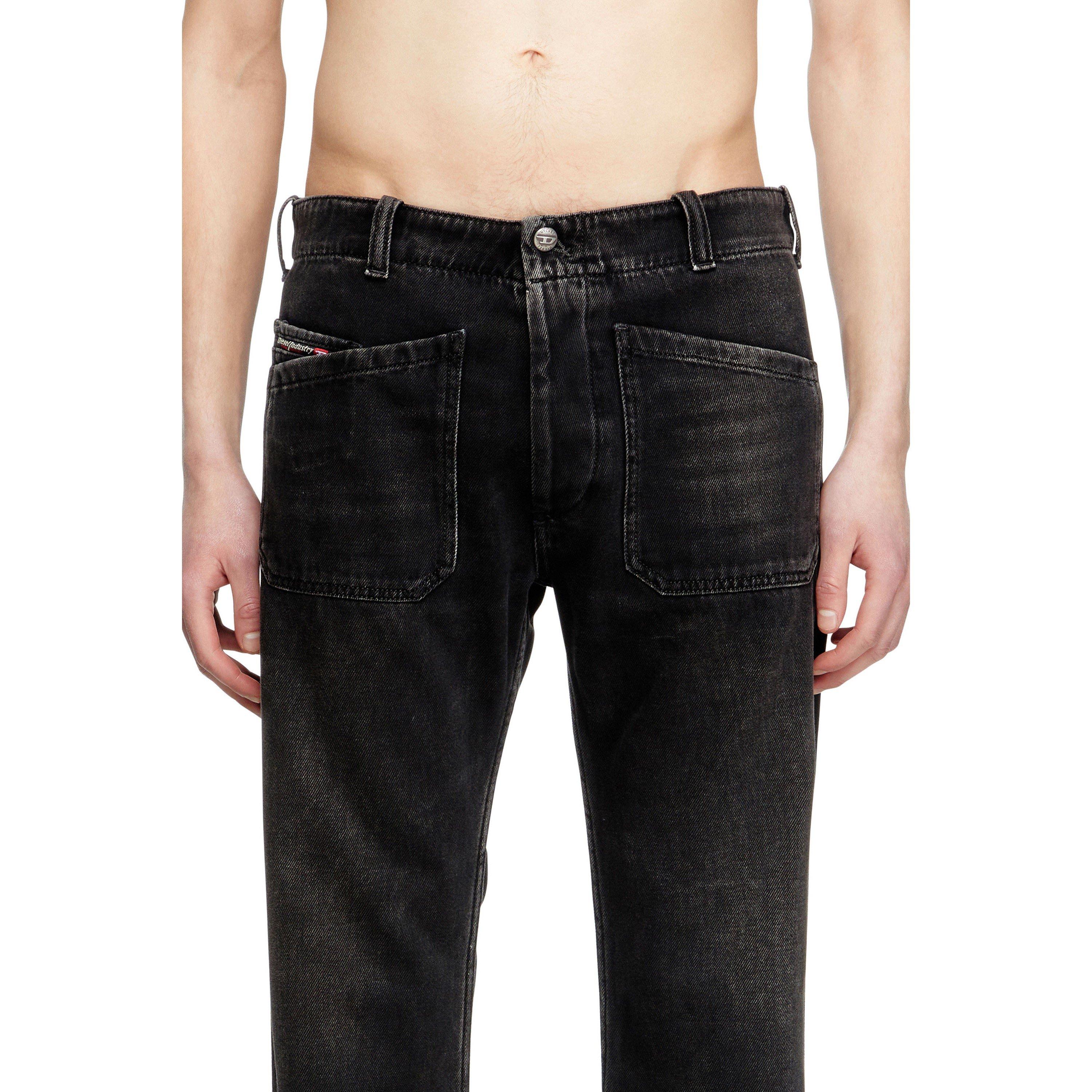 02 Washed Black - Diesel - Men's Tapered Jeans - 4