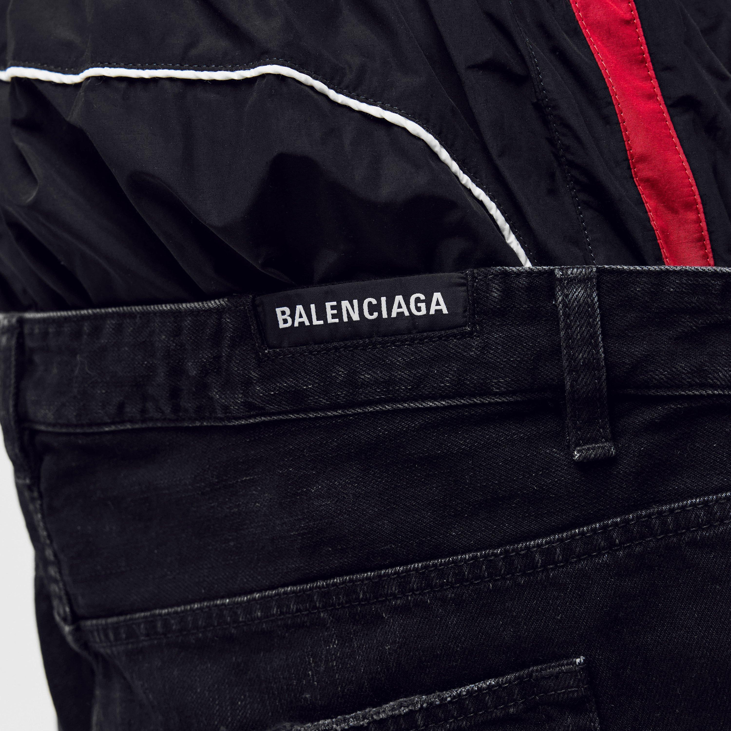 【関税＆送料込み】Balenciaga Jeans Nero Balenciaga | Layered Jeans | Straight Jeans | Cruise Fashion